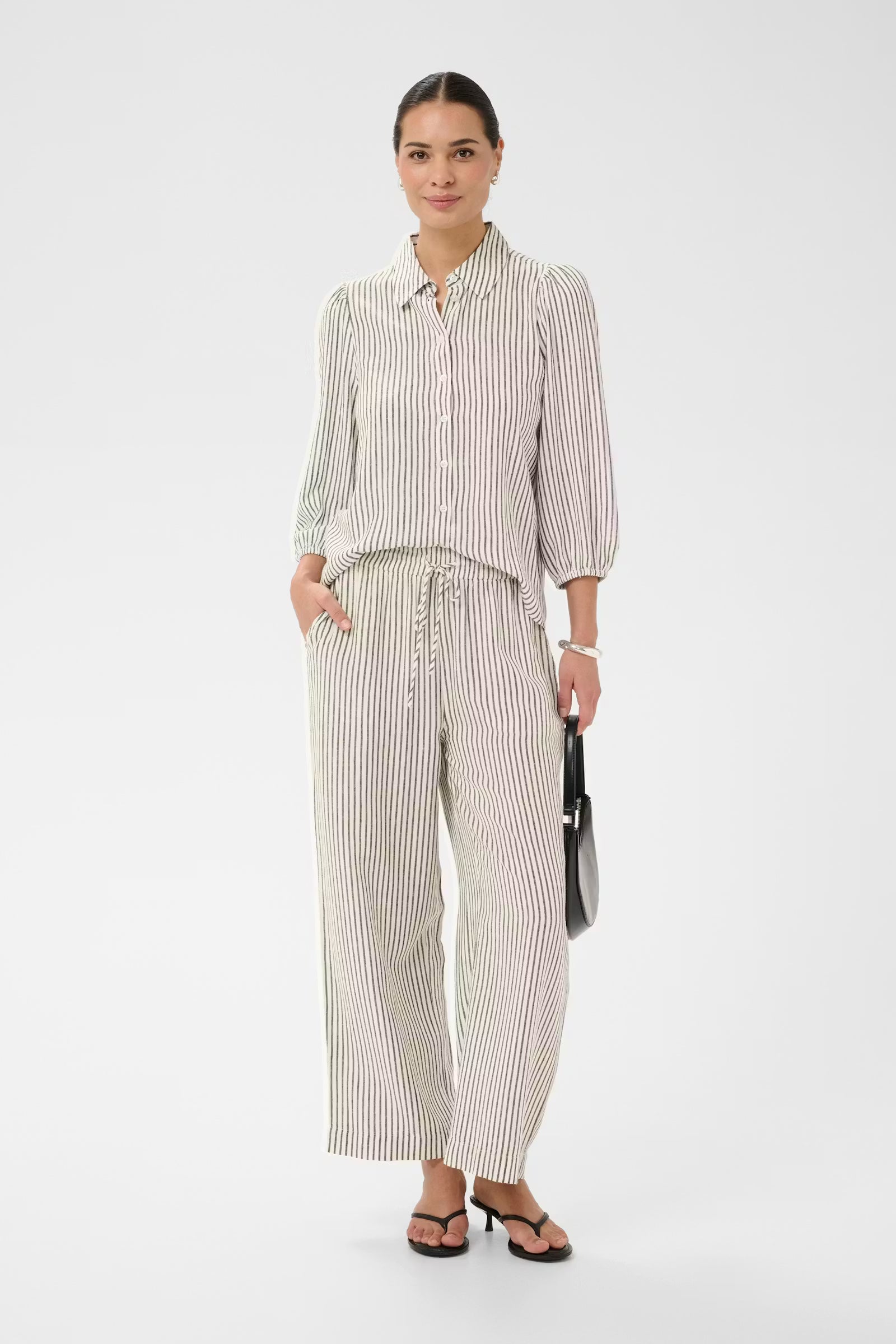 Kaffe- Milia Cropped Wide Leg Pant