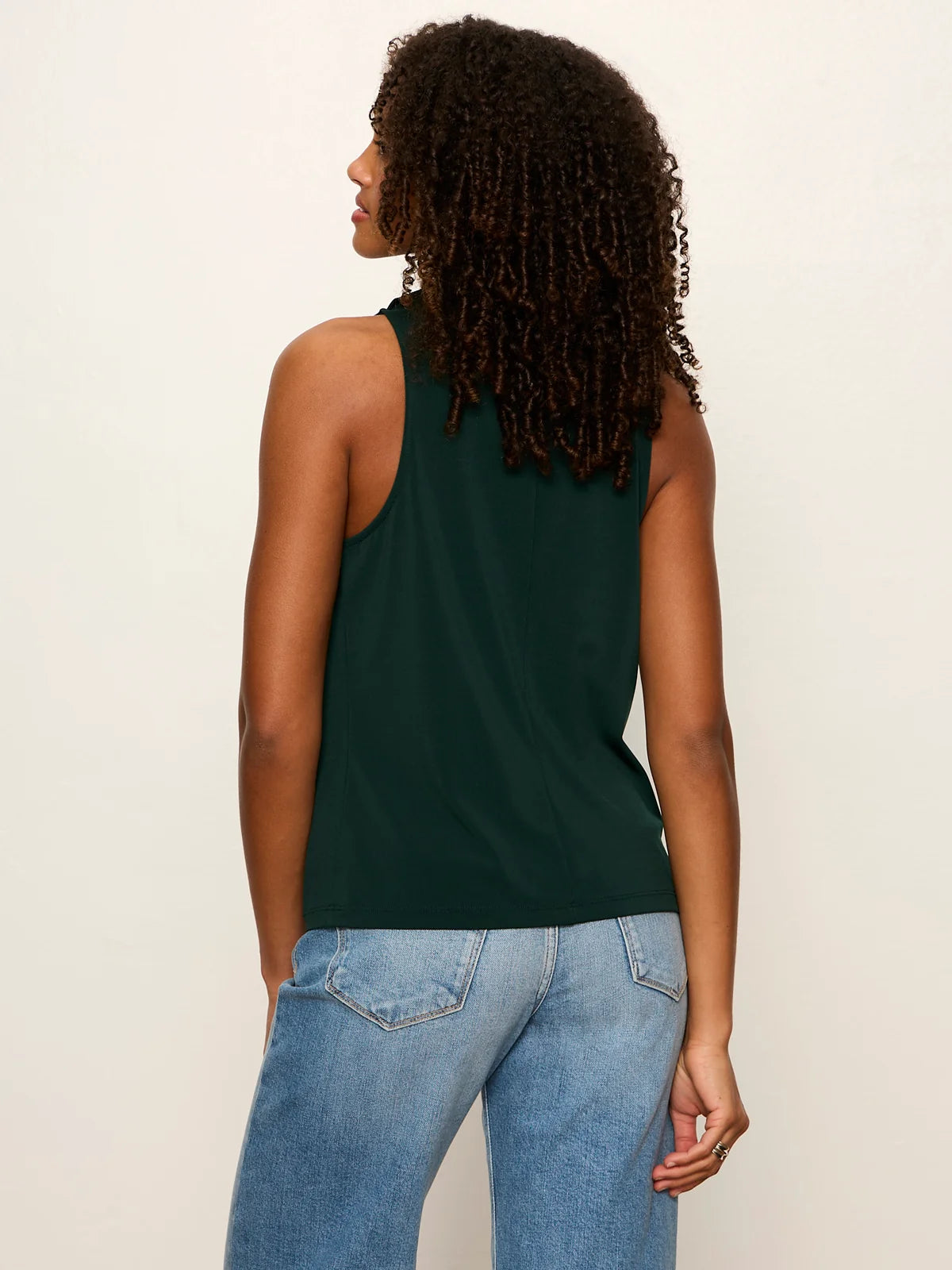 Sanctuary- Nora Draped Tank in Forest