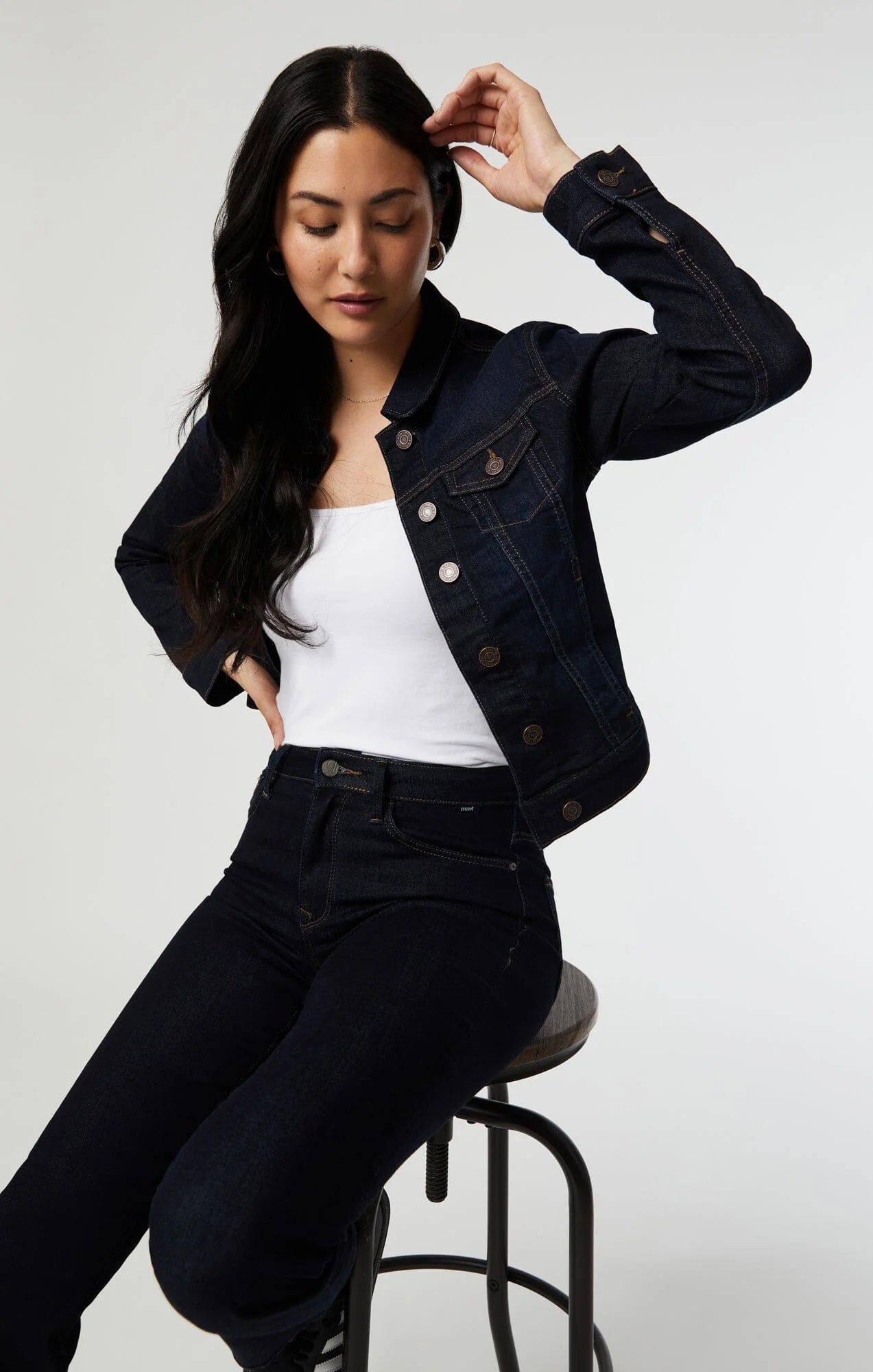 Mavi- Samantha Denim Jacket in Darl Nolita