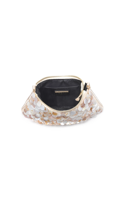 Urban Expression- Opalite Evening Bag in Ivory
