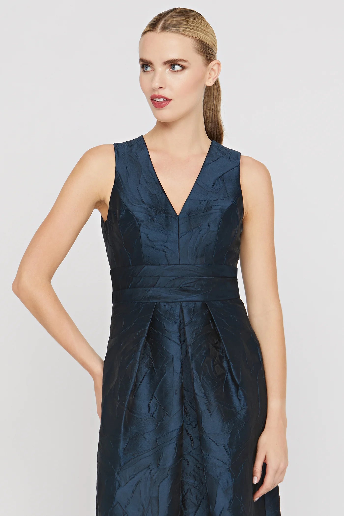 Kay Unger- Mariah Gown in Blue Opal