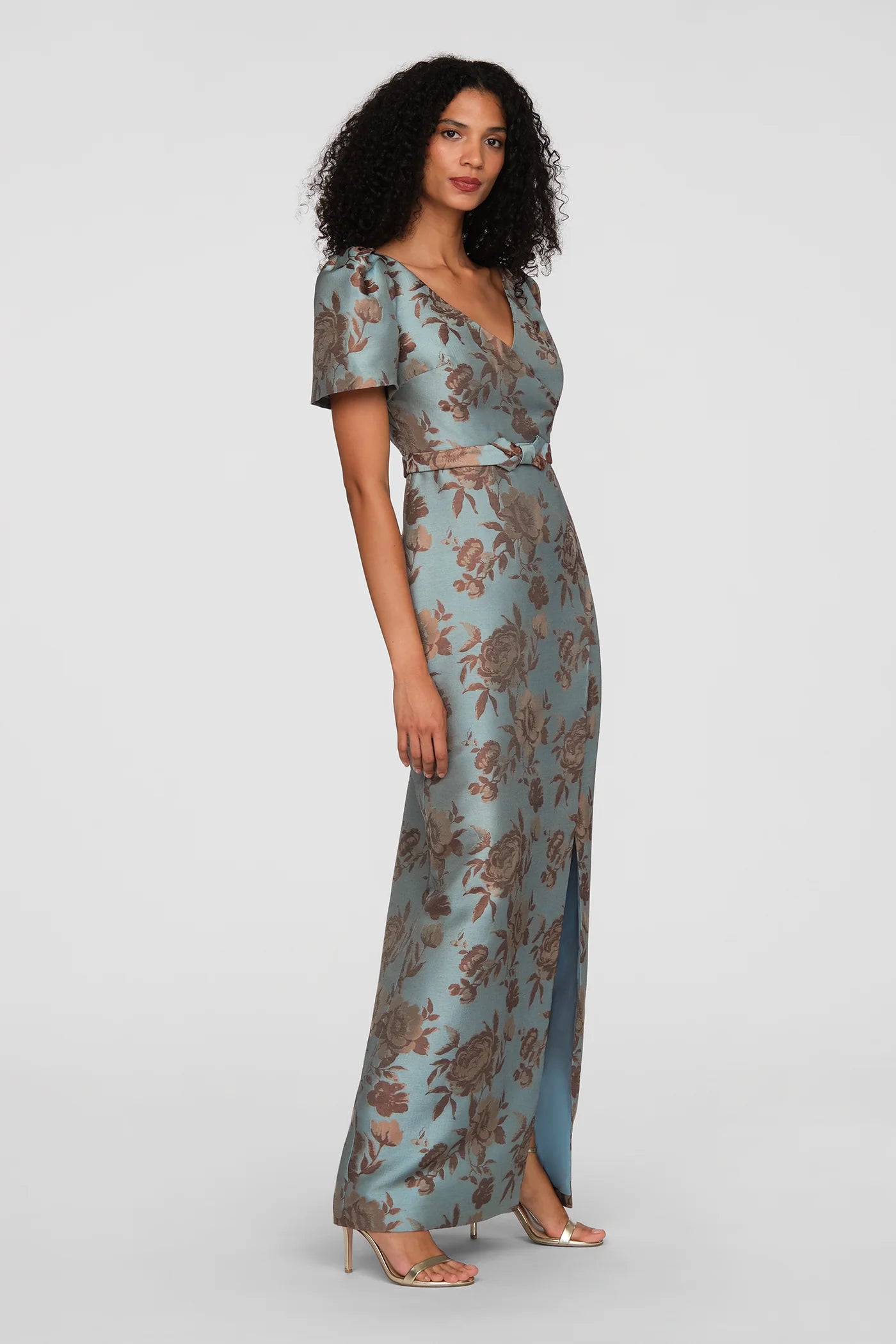 Kay Unger- Esmerelda Gown in Dark Pecan