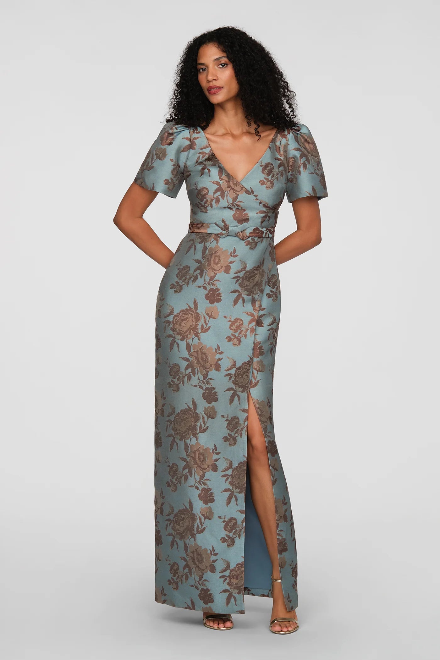 Kay Unger- Esmerelda Gown in Dark Pecan