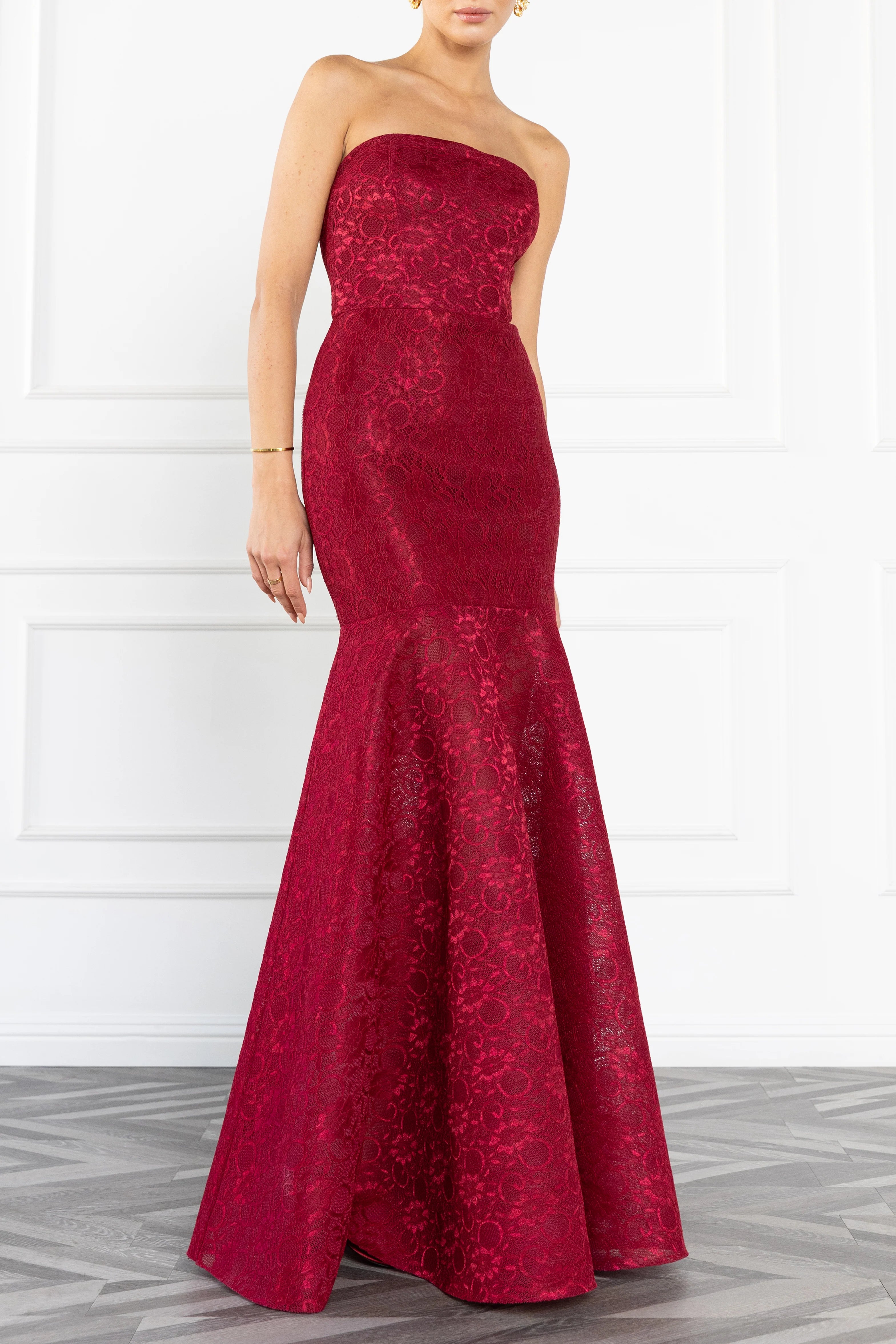Black Halo- Kristy Gown in Rouge