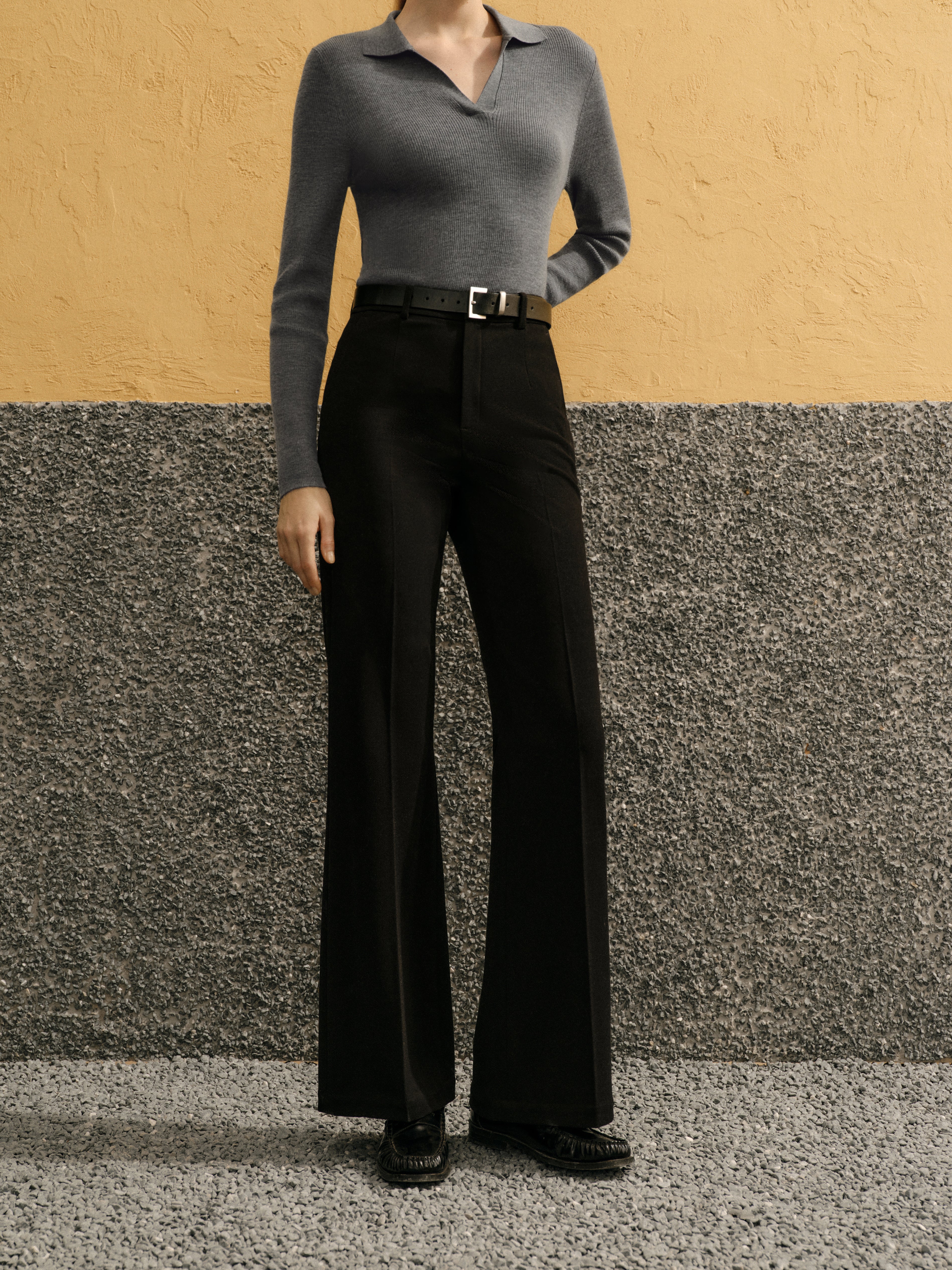 MEILLEUR MOMENT- Wide Leg Pants in Black