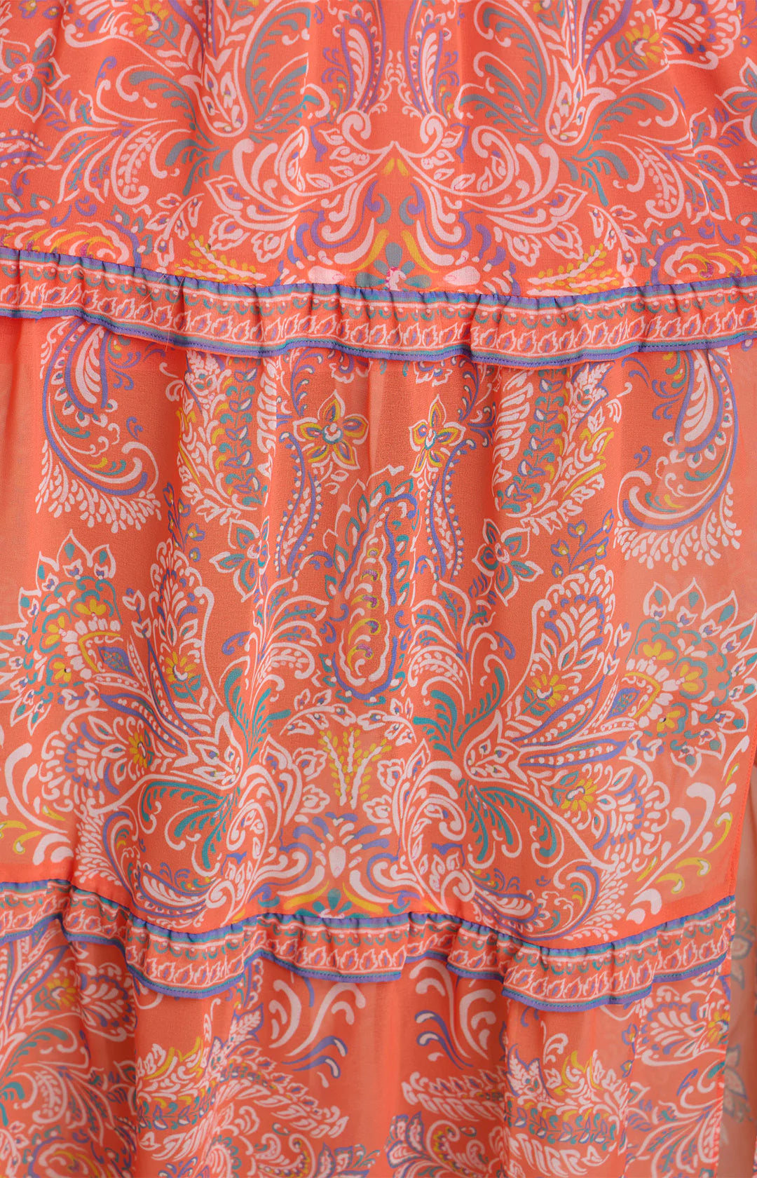 Hale Bob- Buttercup Chiffon Maxi Dress in Orange