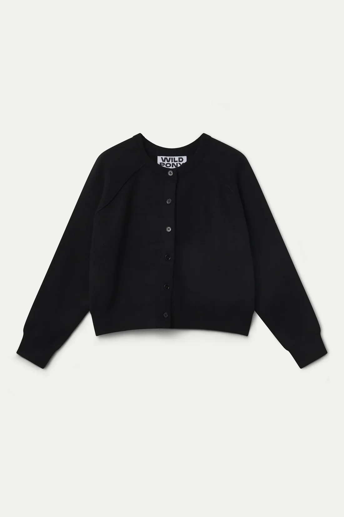 Wild Pony- Basic Cardigan in Black