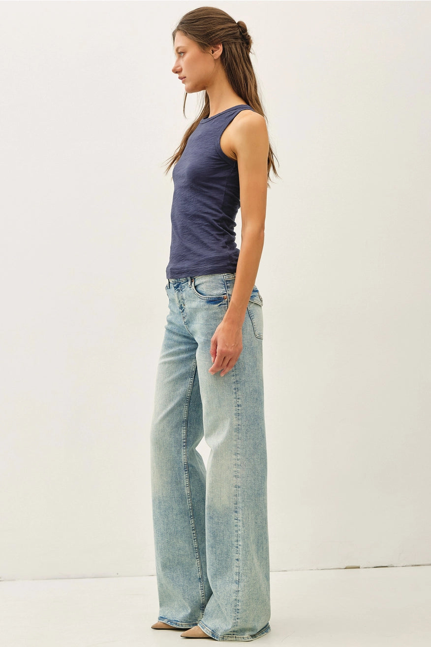 Be Cool - Garment Dyed Cotton Slub Tank