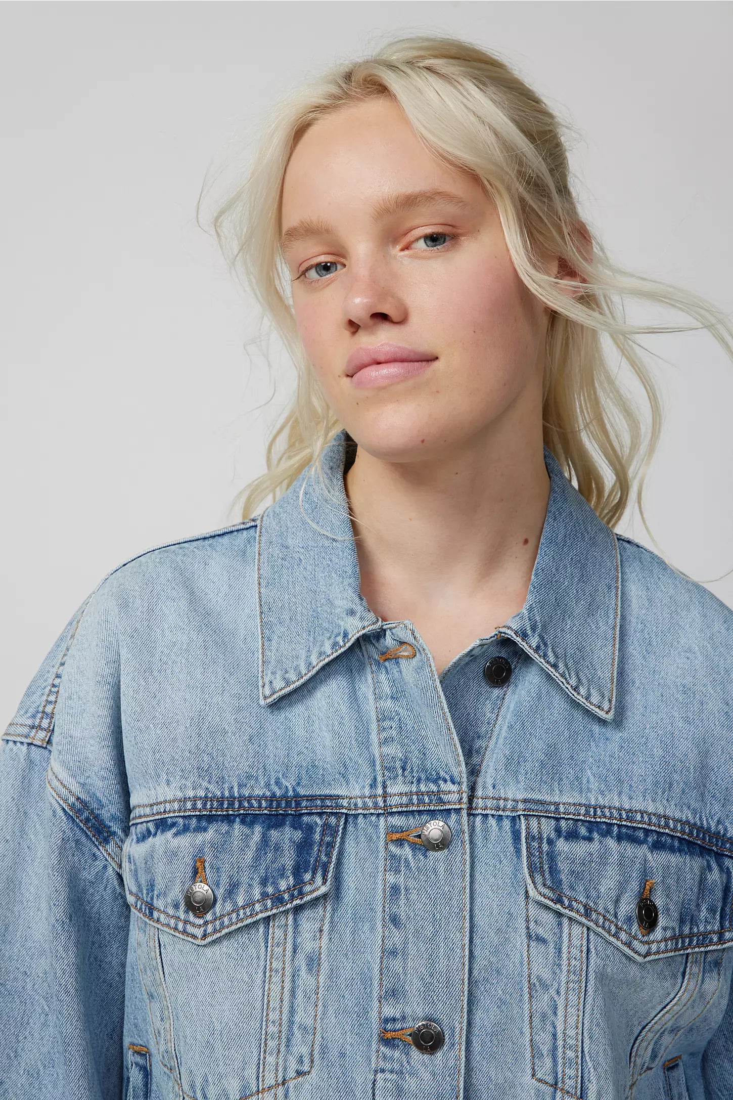 Pistola - Margot Oversized Denim Jacket in Dover