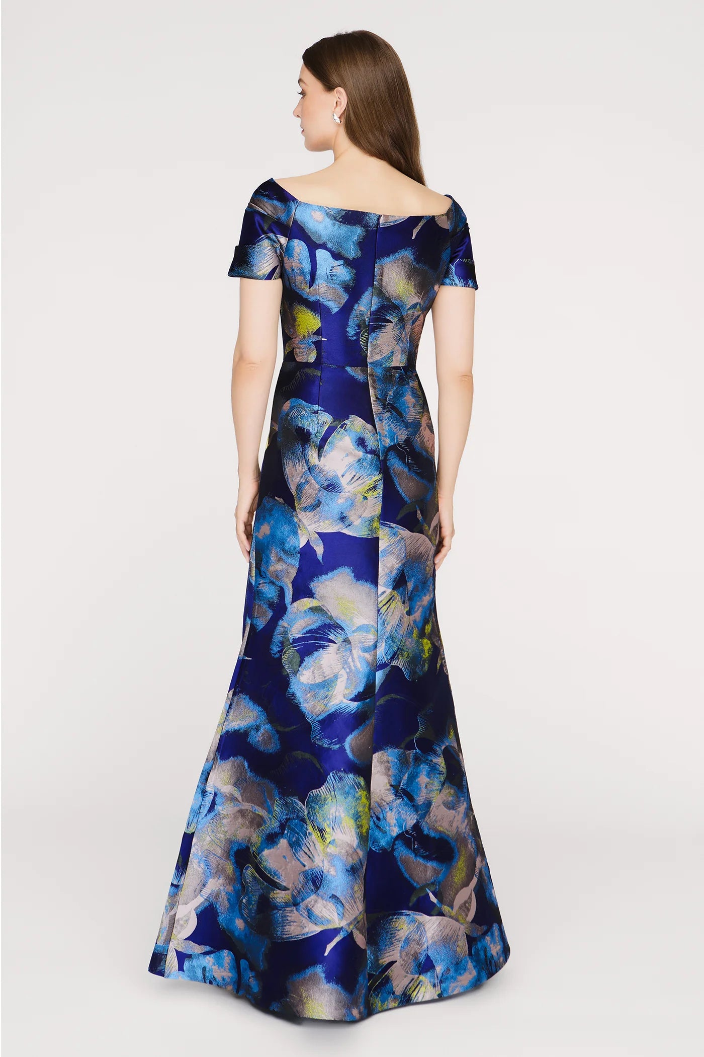 JS Collections- Eliora Mermaid Gown in Blue