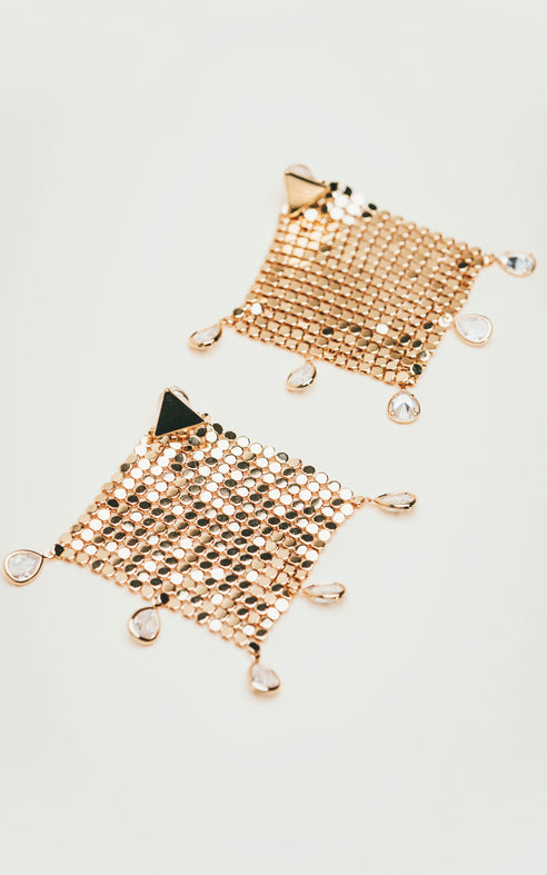 Mashni- Luminous Mesh Earrings