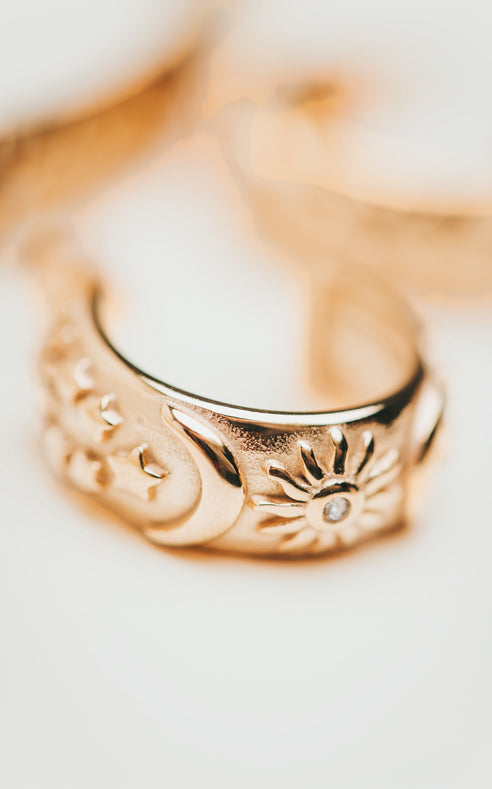 Mashni - Celestial Hoop Earings