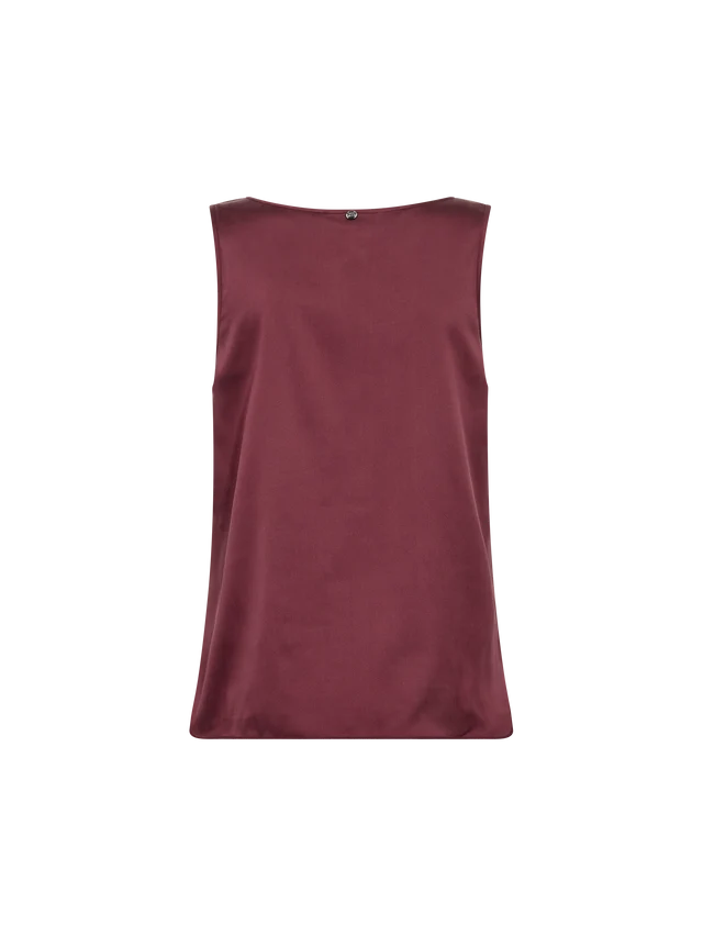 Mos Mosh- Astrid Silk Tank in Port Royale