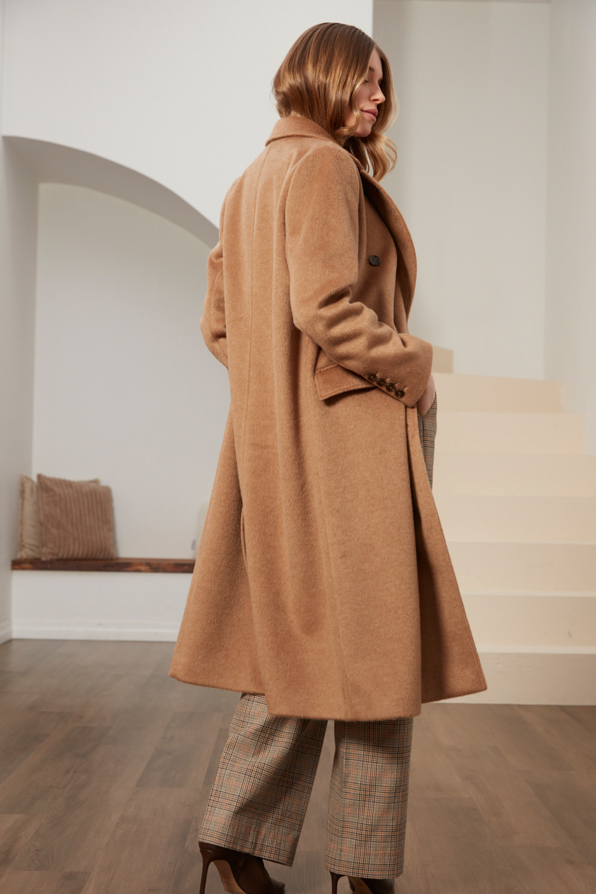 Adrøit Atelier- Bennett Wool Coat in Camel