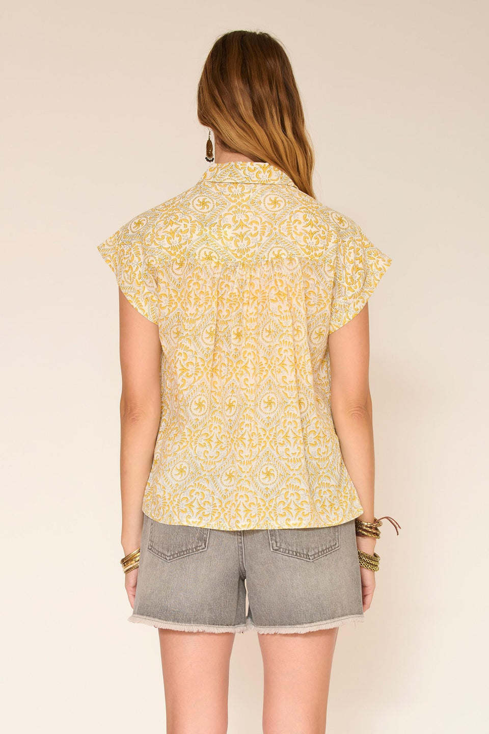 MKT Studio- Caveli Blouse in Natural