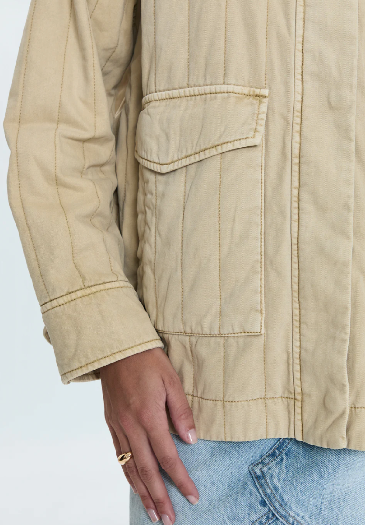 Pistola - Cecile Quilted Jacket in Canoe