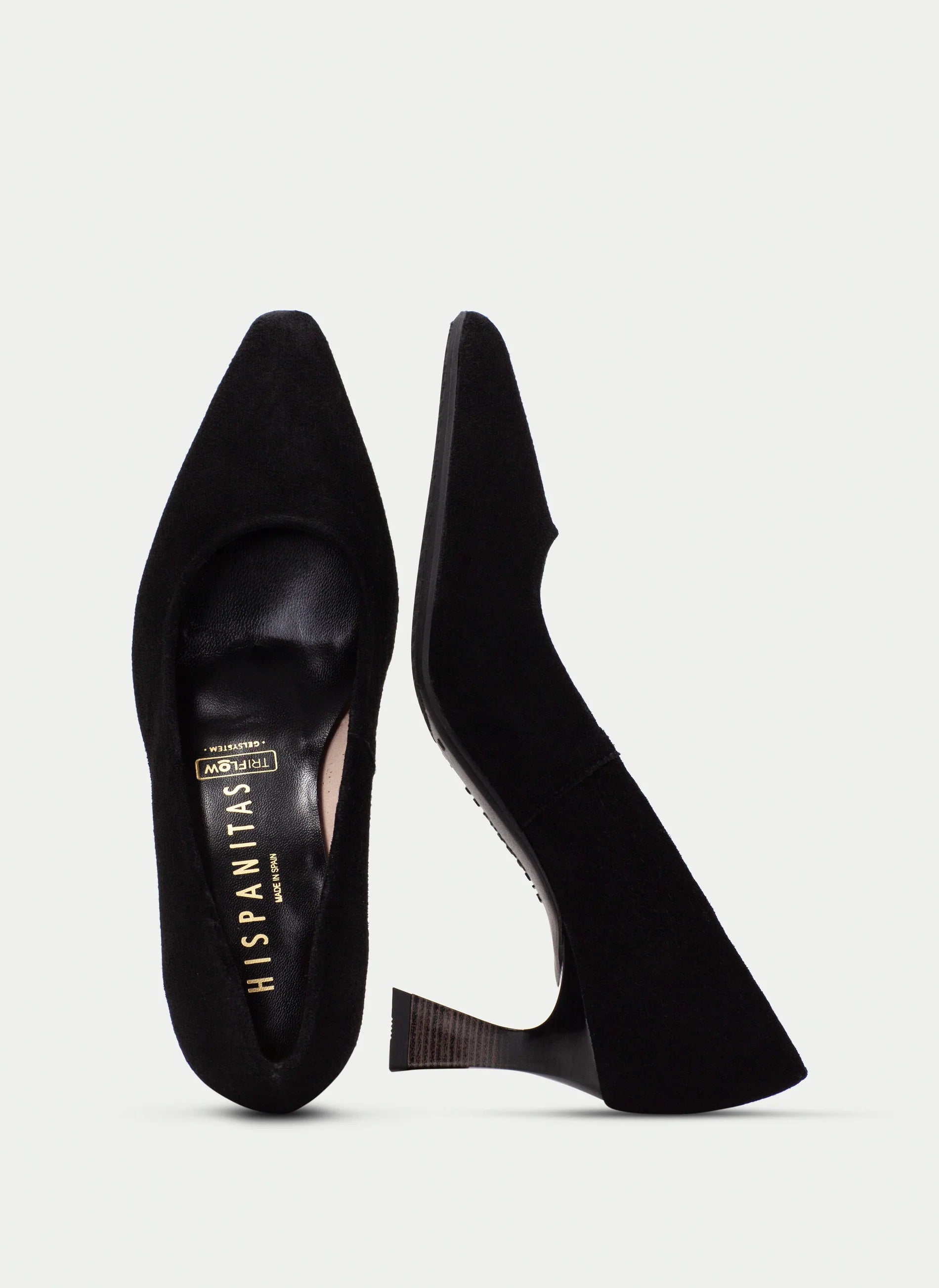 Hispanitas- Dalia Velour Pump in Black