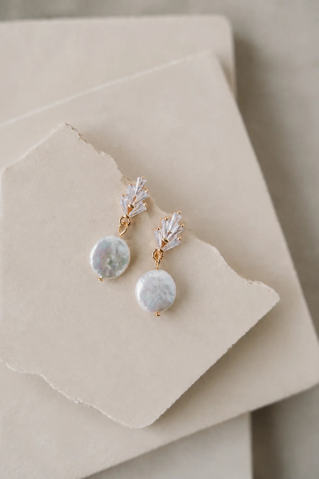 Luna + Stone - Luca Earrings in Gold