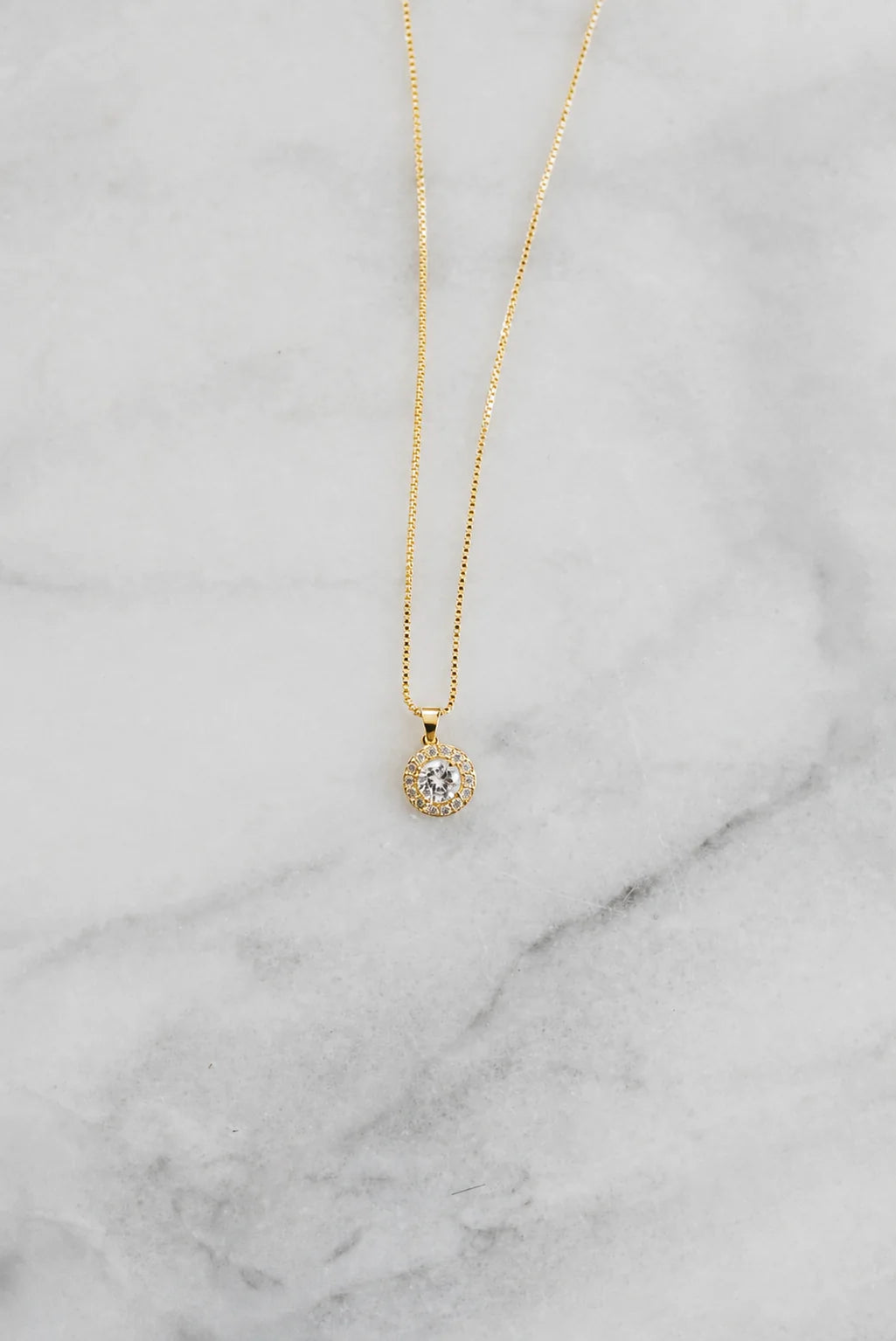 Luna + Stone - Athena Necklace in Gold