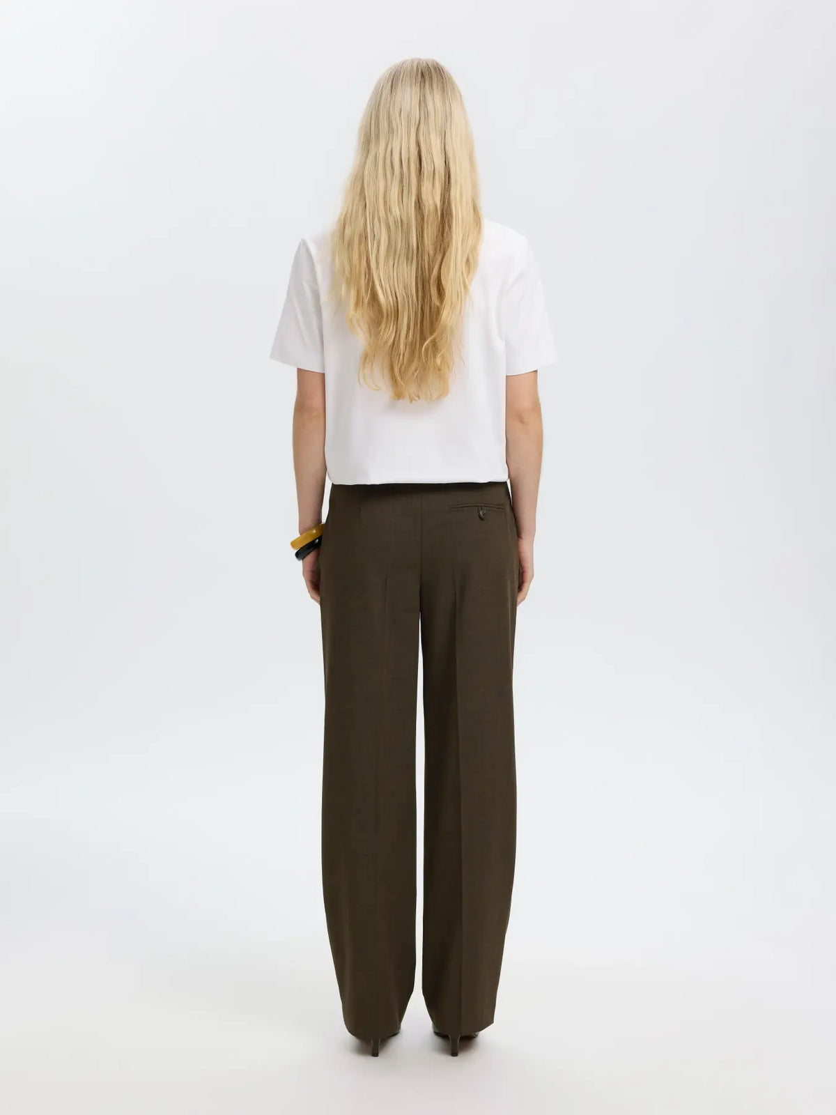 Selected- Relaxed Fit Trousers in Delicioso