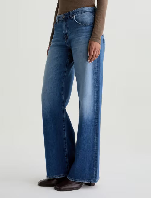 AG Jeans- Adria Low-Rise Wide Leg in Headline