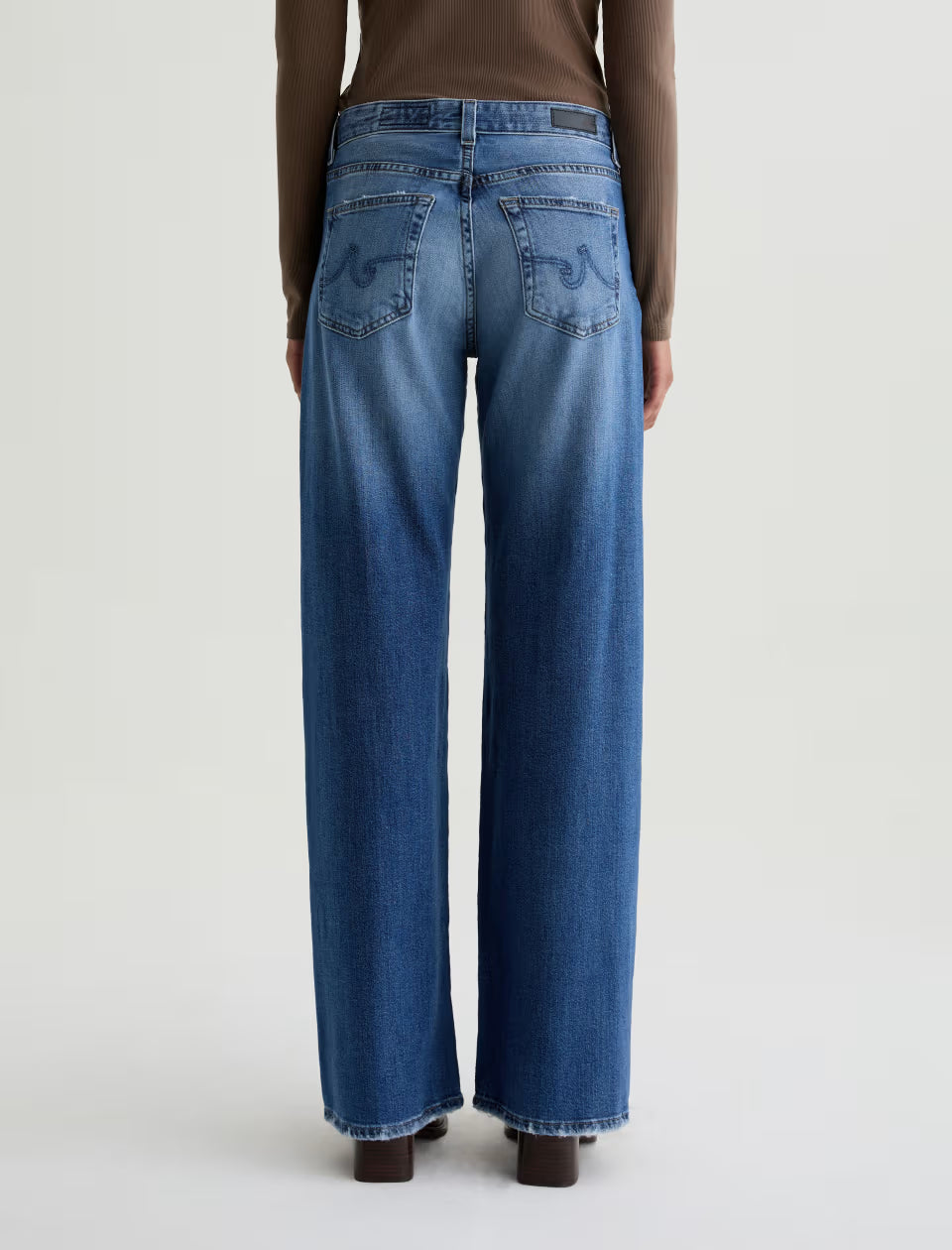 AG Jeans- Adria Low-Rise Wide Leg in Headline