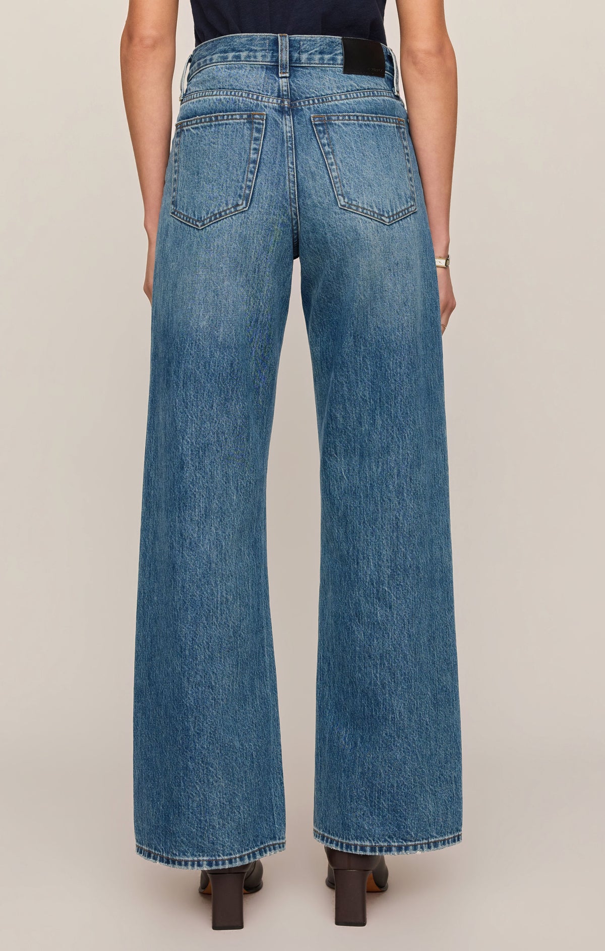 Z SUPPLY- The Head Turner High-Rise Wide Denim in Hush