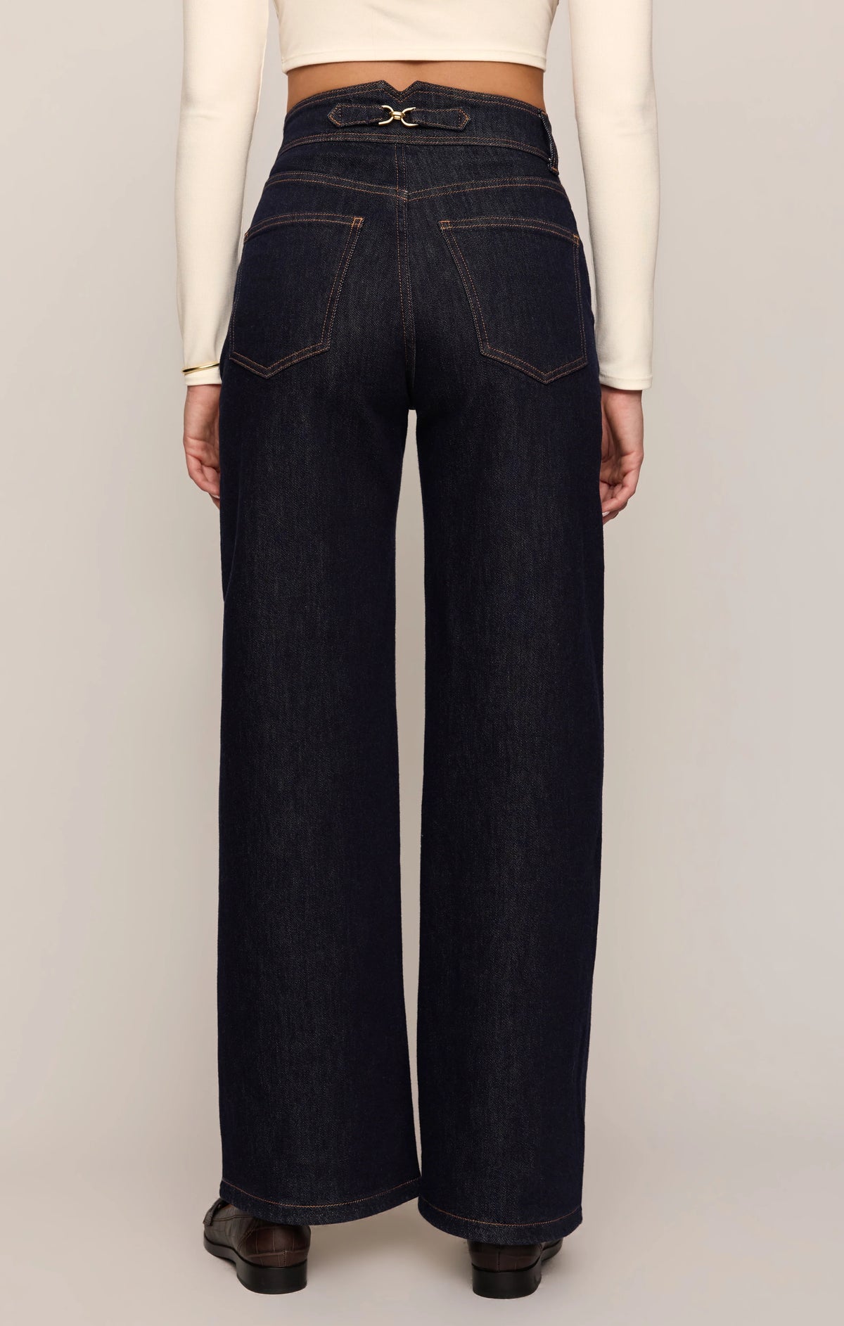 Z SUPPLY- The Atelier High-Rise Trouser Denim in Midnight Air