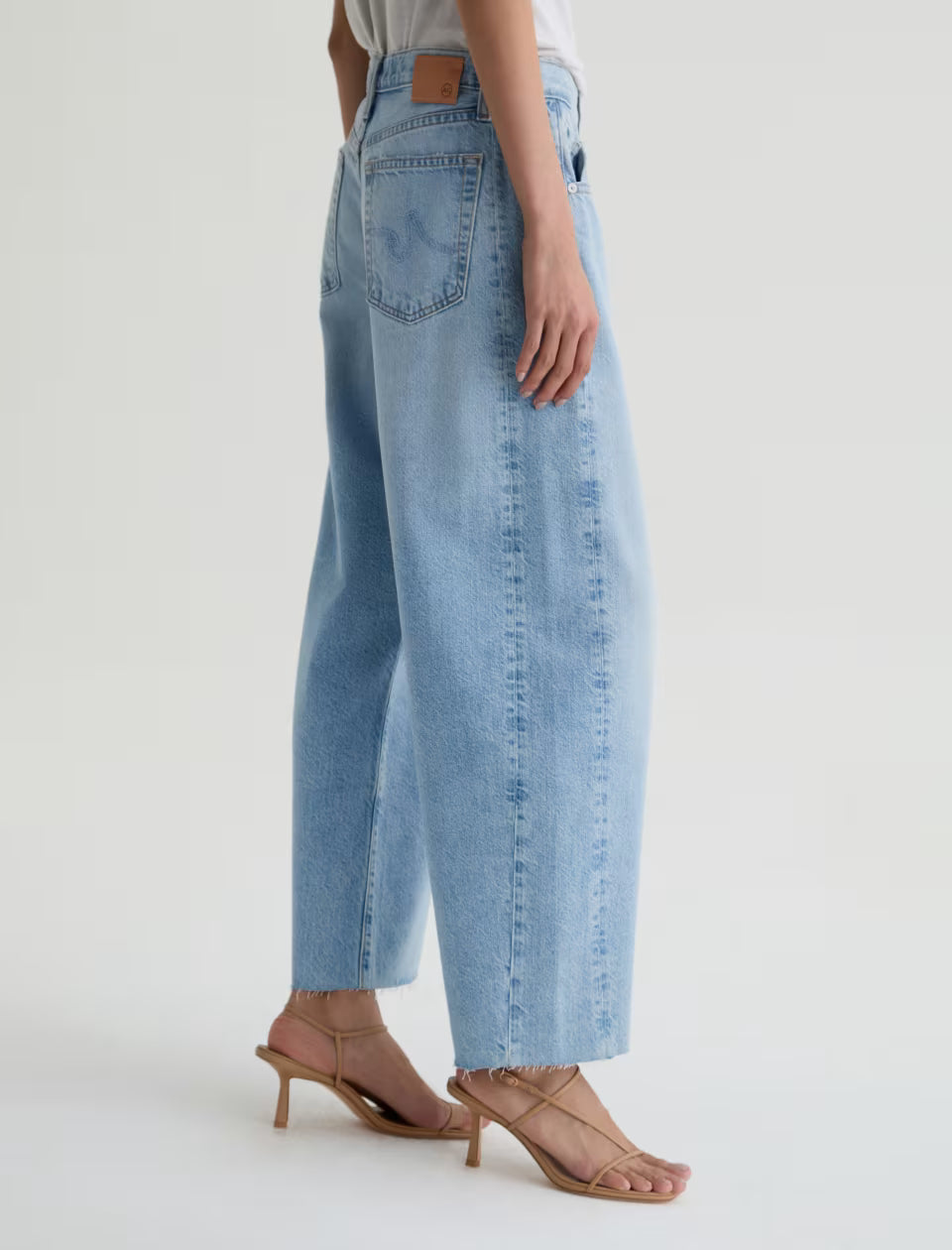AG Jeans- Hattie High Rise Barrel Crop in Gesture