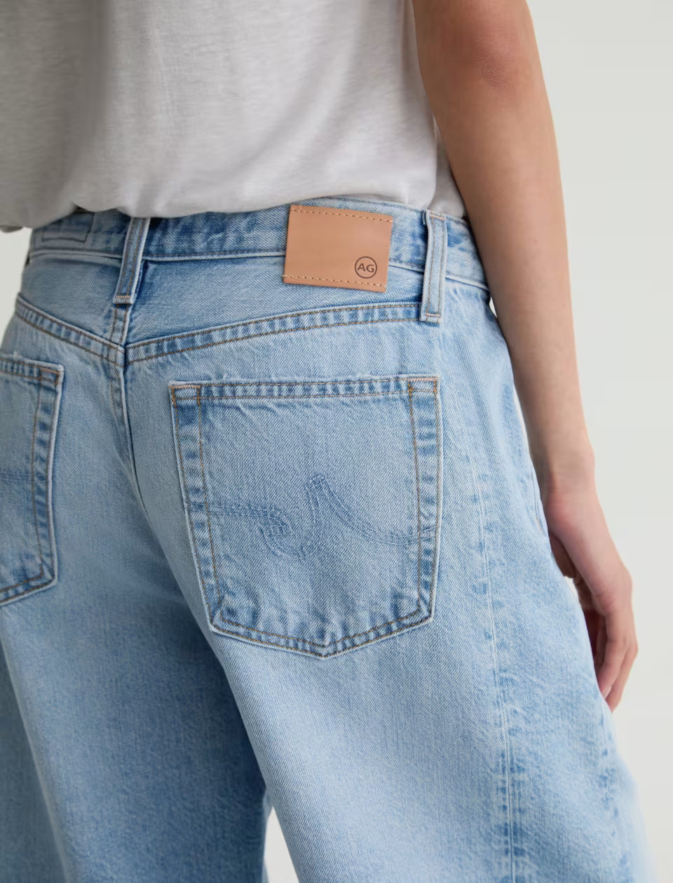 AG Jeans- Hattie High Rise Barrel Crop in Gesture