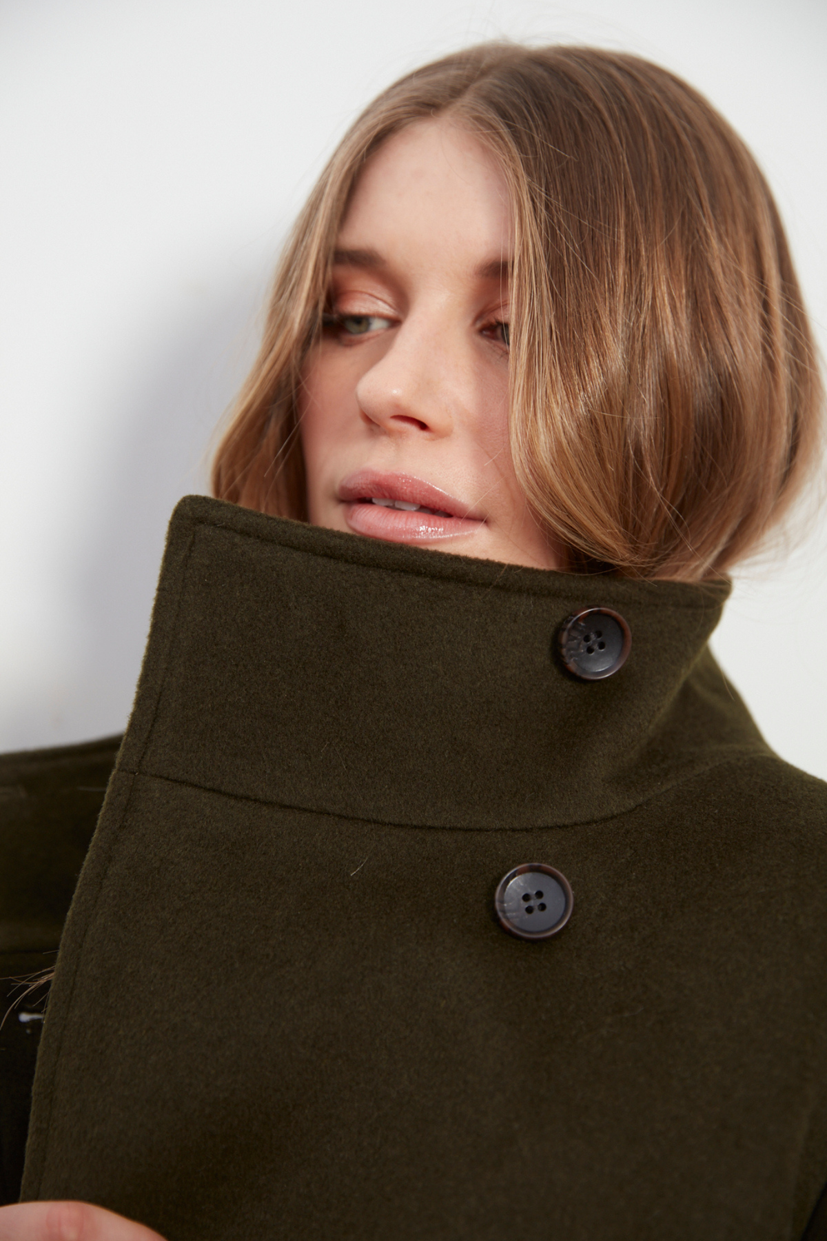 Adrøit Atelier- Dakota Wool Jacket in Dark Olive