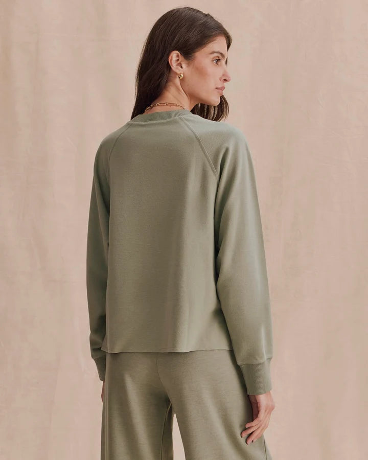 Splendid- Winslow Raglan Top in Eucalyptus
