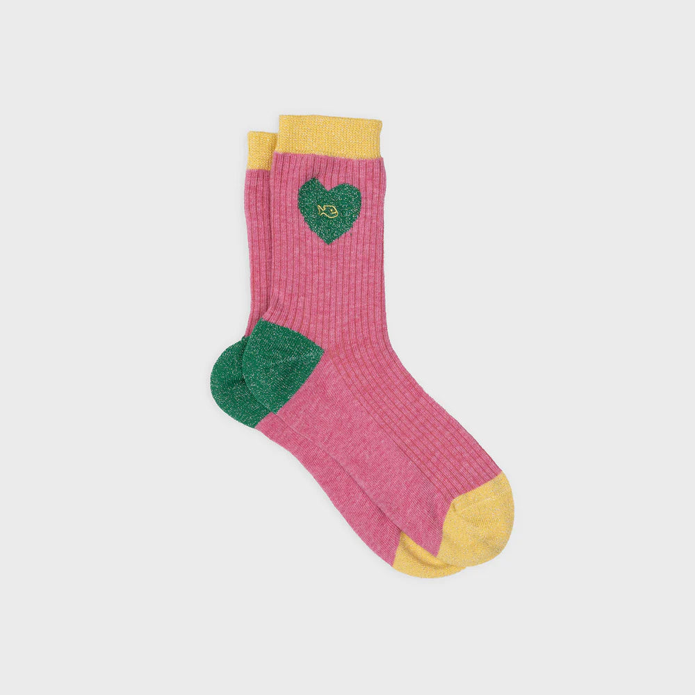 BILLYBELT - Combed Cotton Socks in Pink