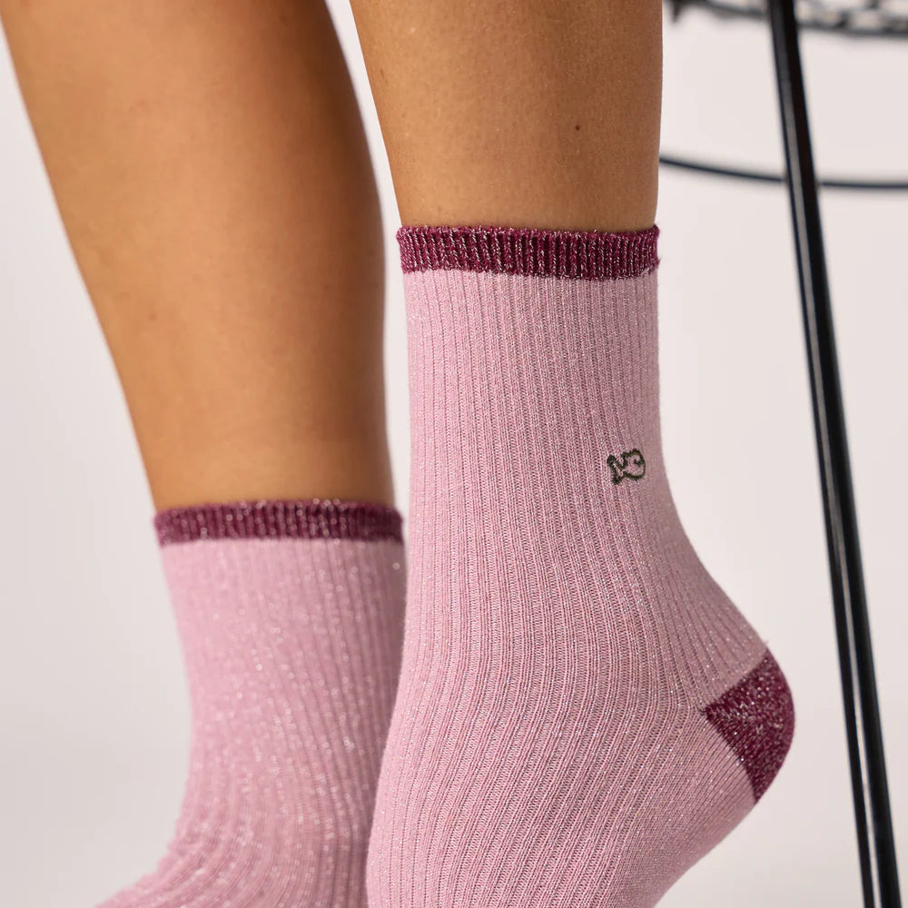 BILLYBELT - Combed Cotton Vintage Glitter Socks