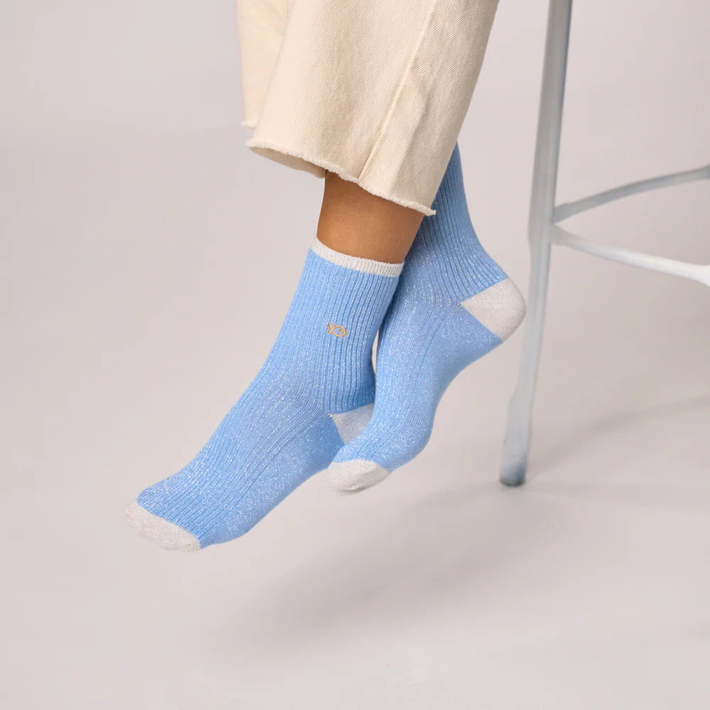 BILLYBELT - Combed Cotton Vintage Glitter Socks