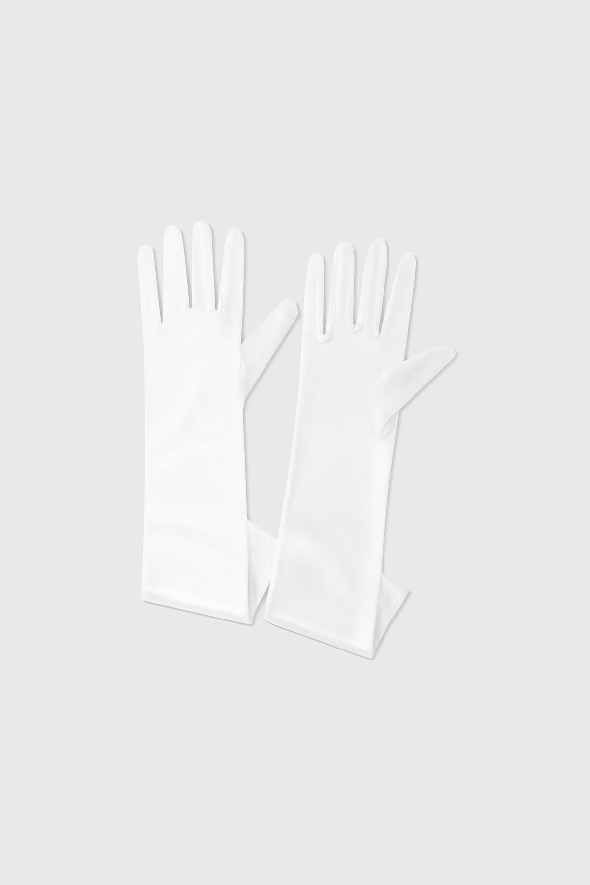 Babeyond - 15" Long Satin Stretchy Flapper Gloves