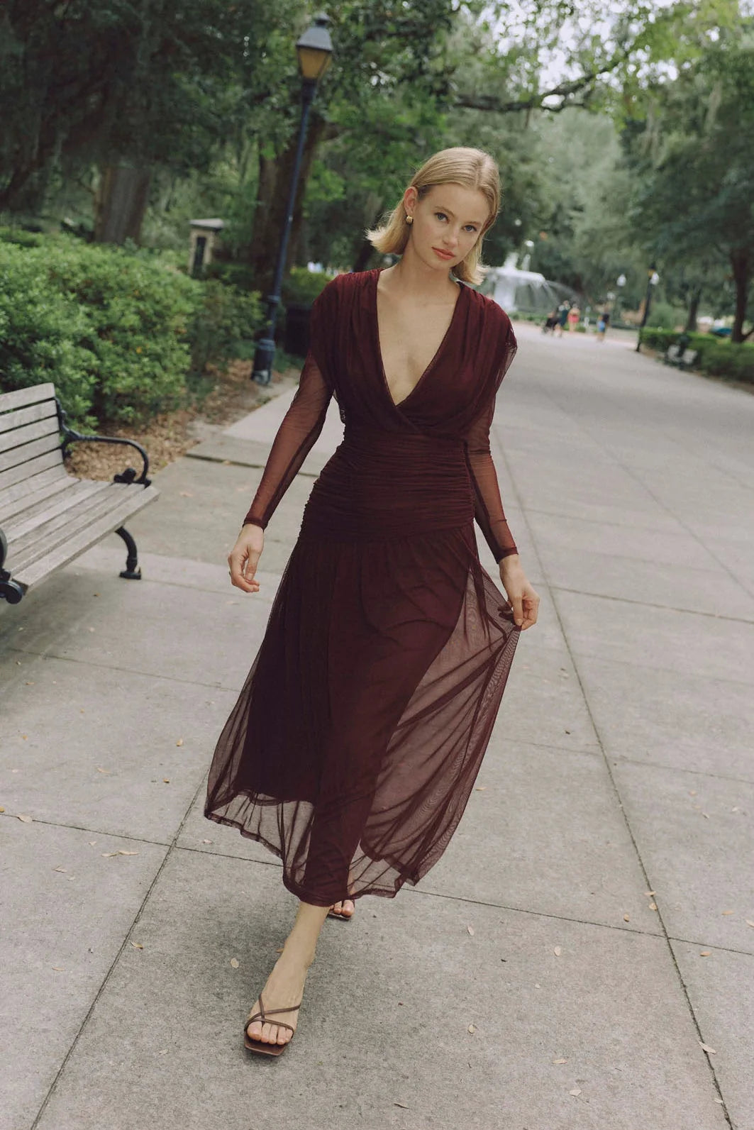 Hutch - Tyra Maxi Dress in Plum