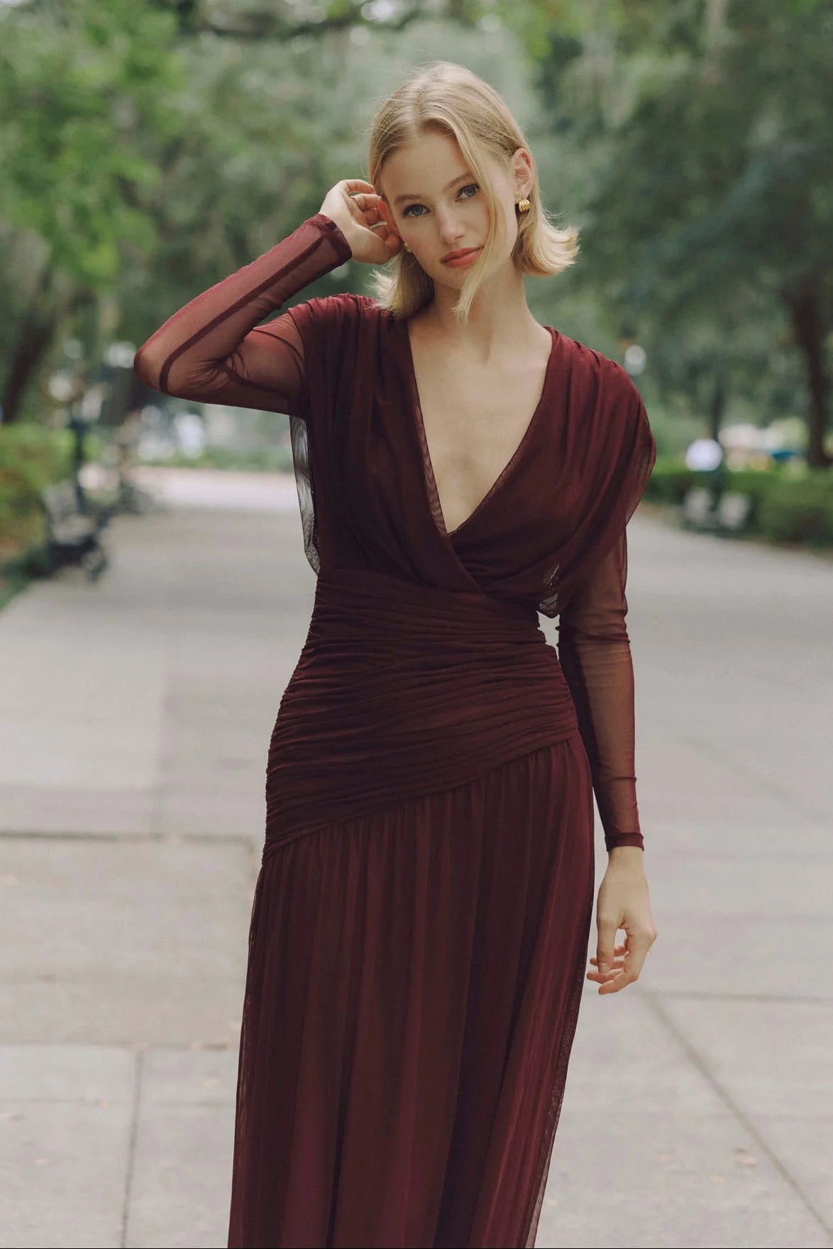 Hutch - Tyra Maxi Dress in Plum