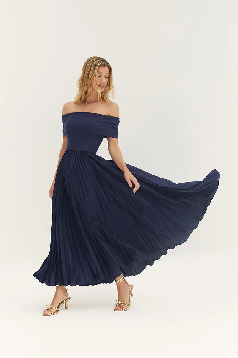 Hutch - Stockton Dress in Navy