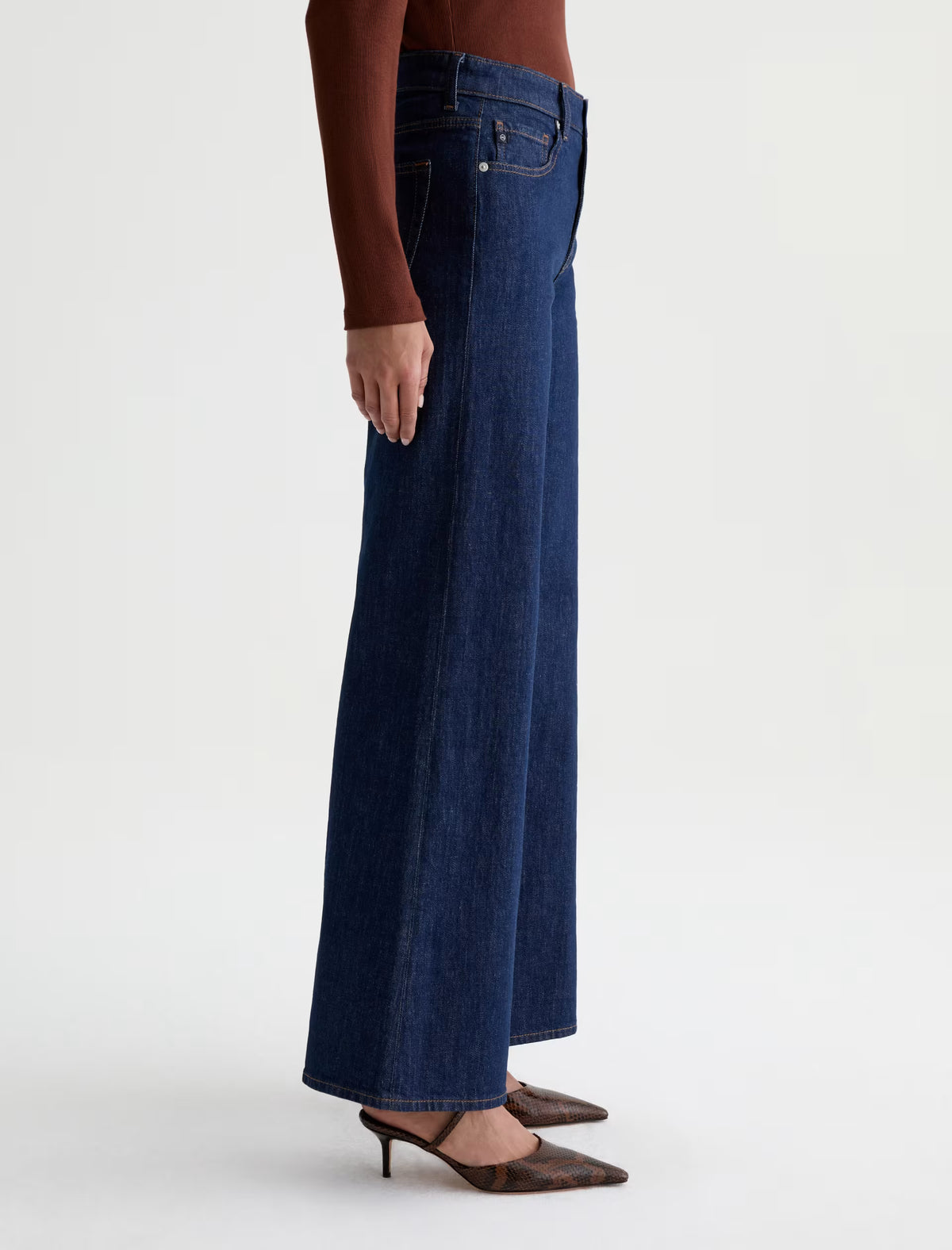 AG Jeans- Saige Wide Leg Jean in Azure