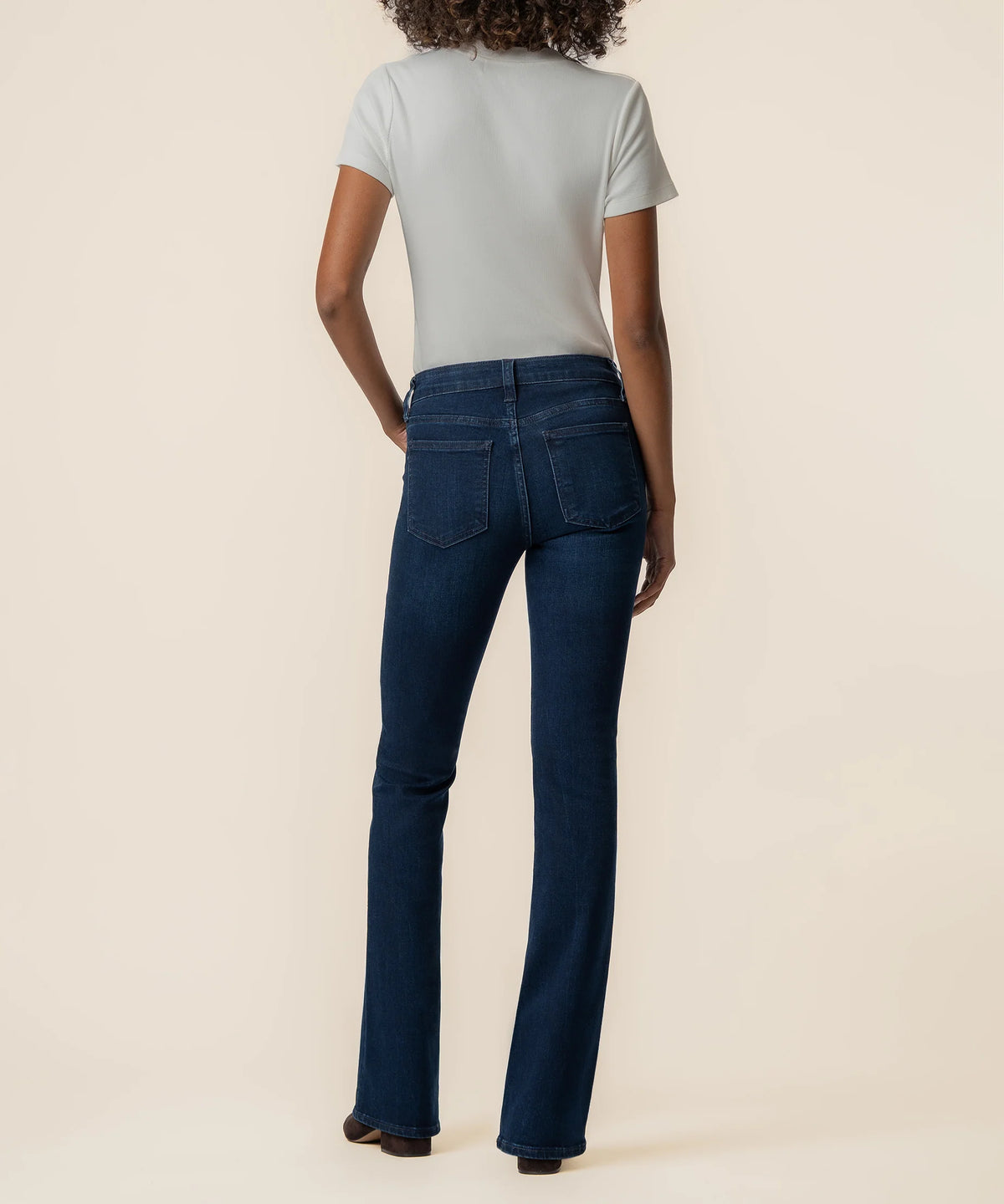 KUT From The Kloth- Natalie Mid Rise Flare in Glamour