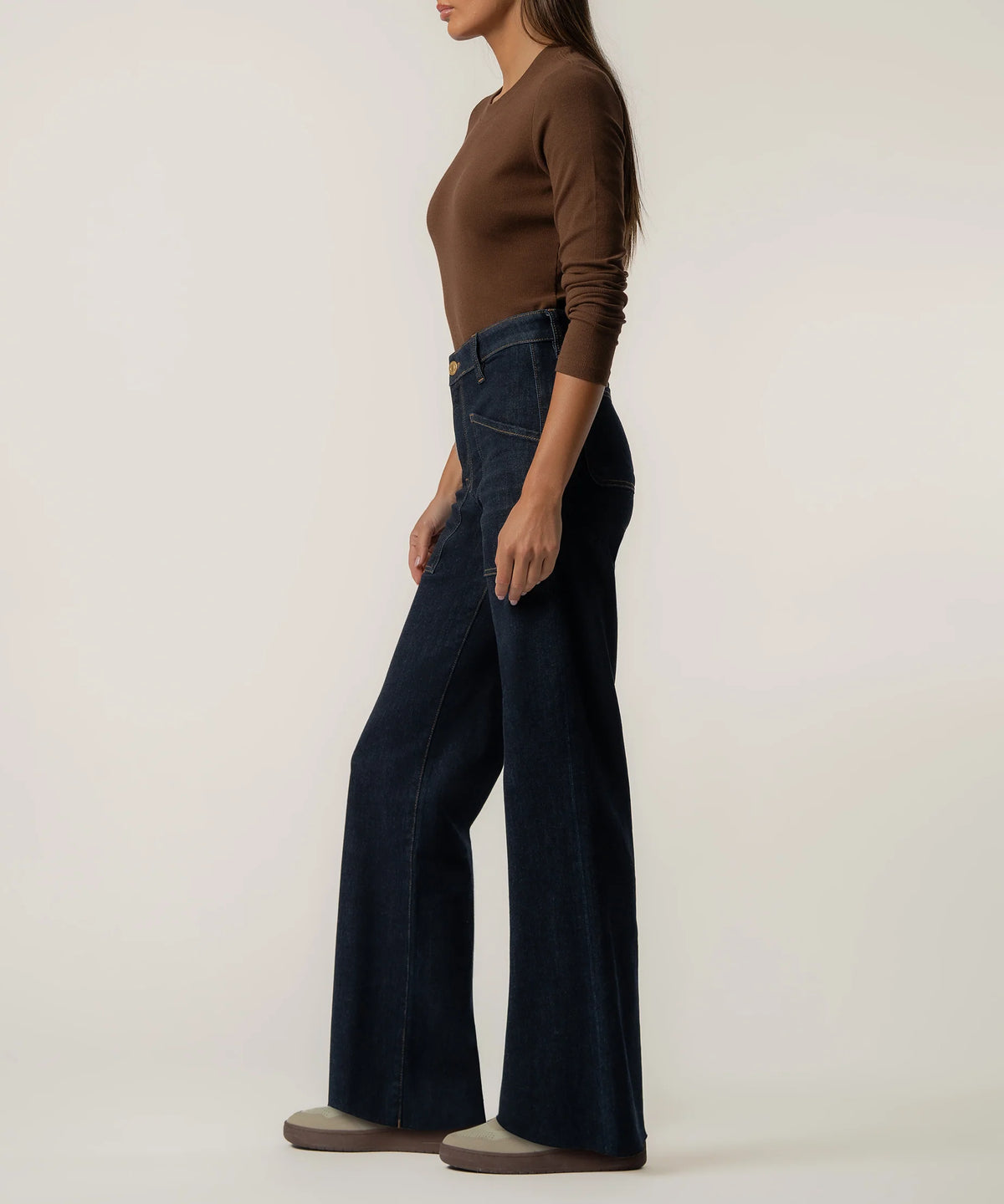 KUT From The Kloth- Jodi High Rise Wide Straight Leg in Assurance