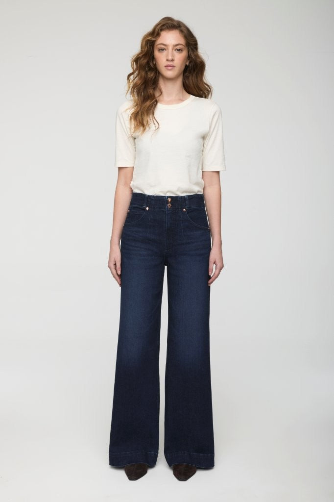 Pistola- Lana High Rise Ultra Wide Leg Jean in Starstruck