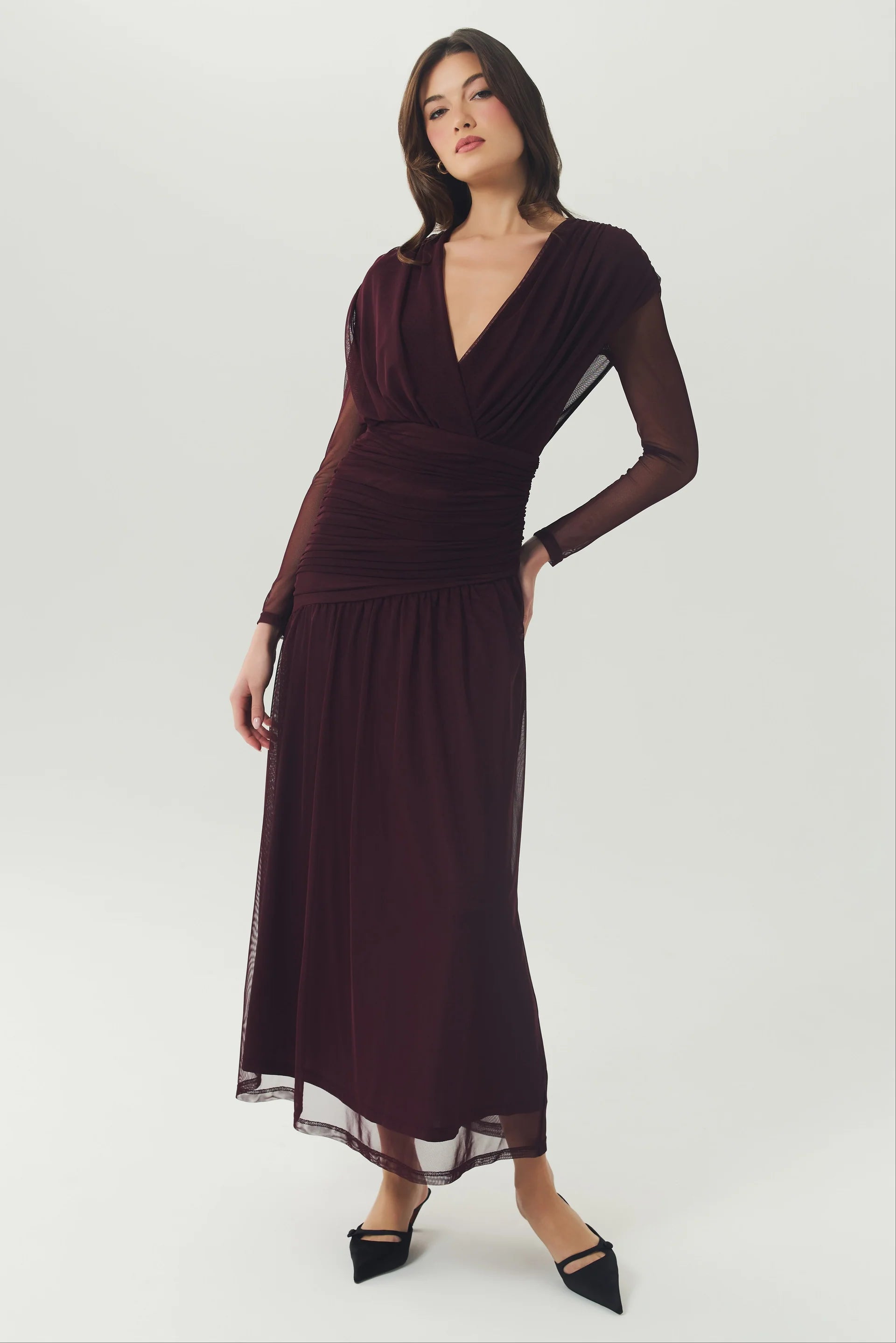 Hutch - Tyra Maxi Dress in Plum