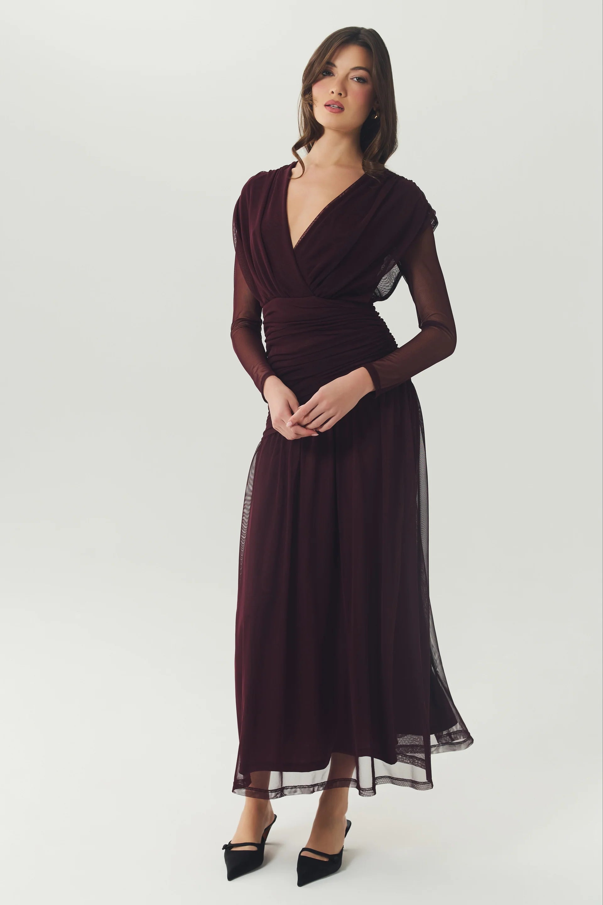Hutch - Tyra Maxi Dress in Plum