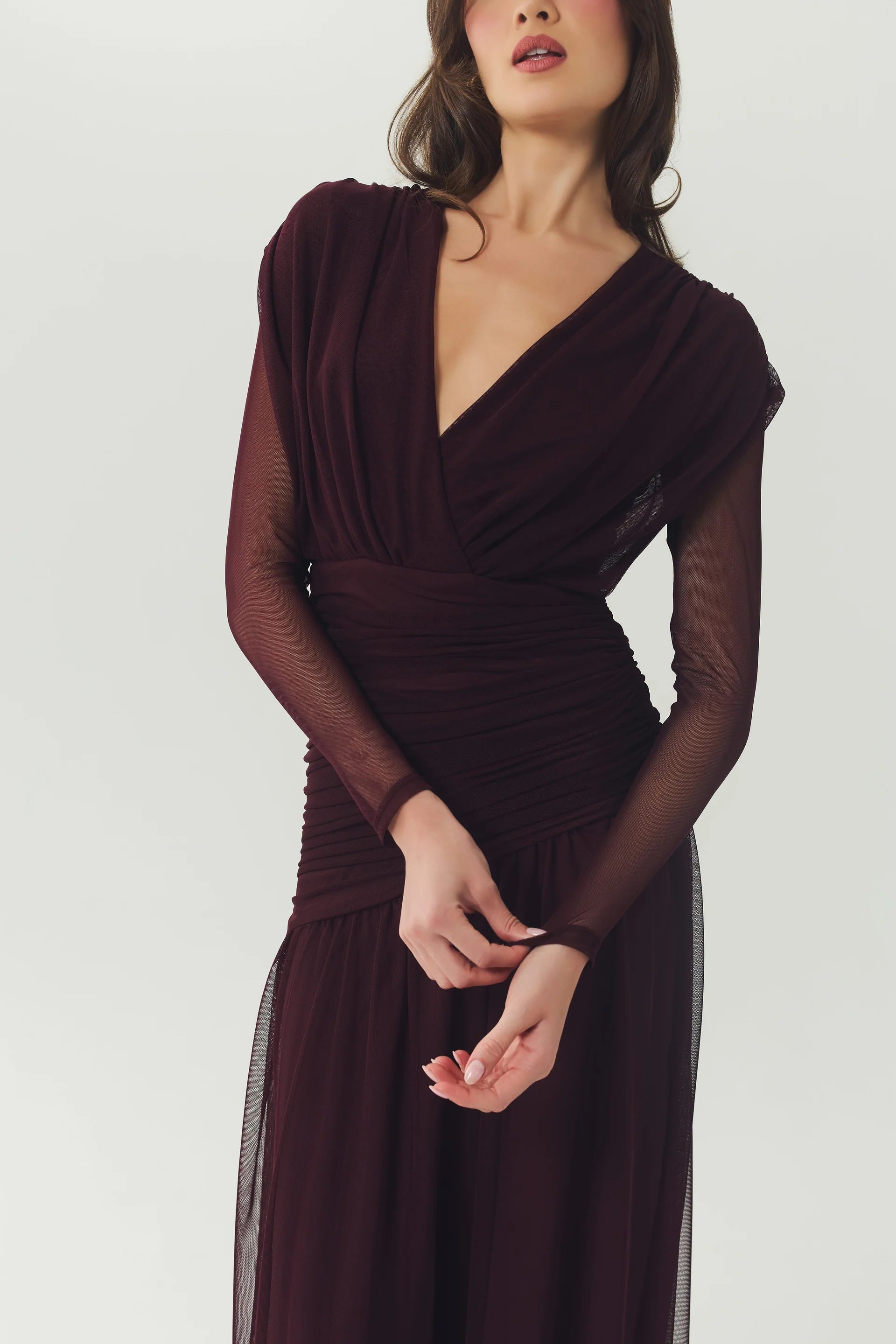 Hutch - Tyra Maxi Dress in Plum