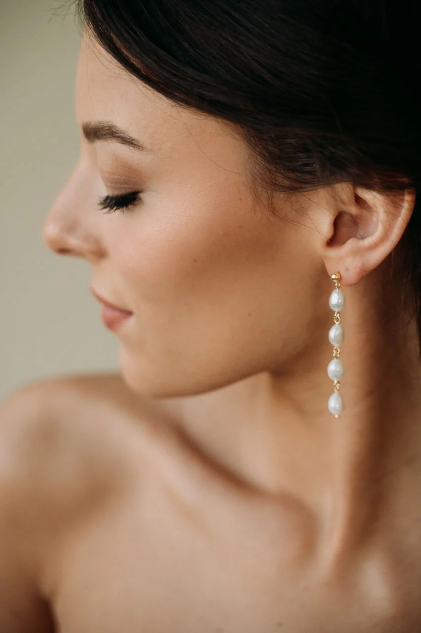 Luna + Stone - Milan Earrings in Gold