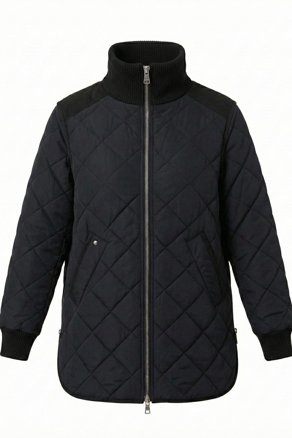 Adrøit Atelier- Livia Quilted Jacket in Navy