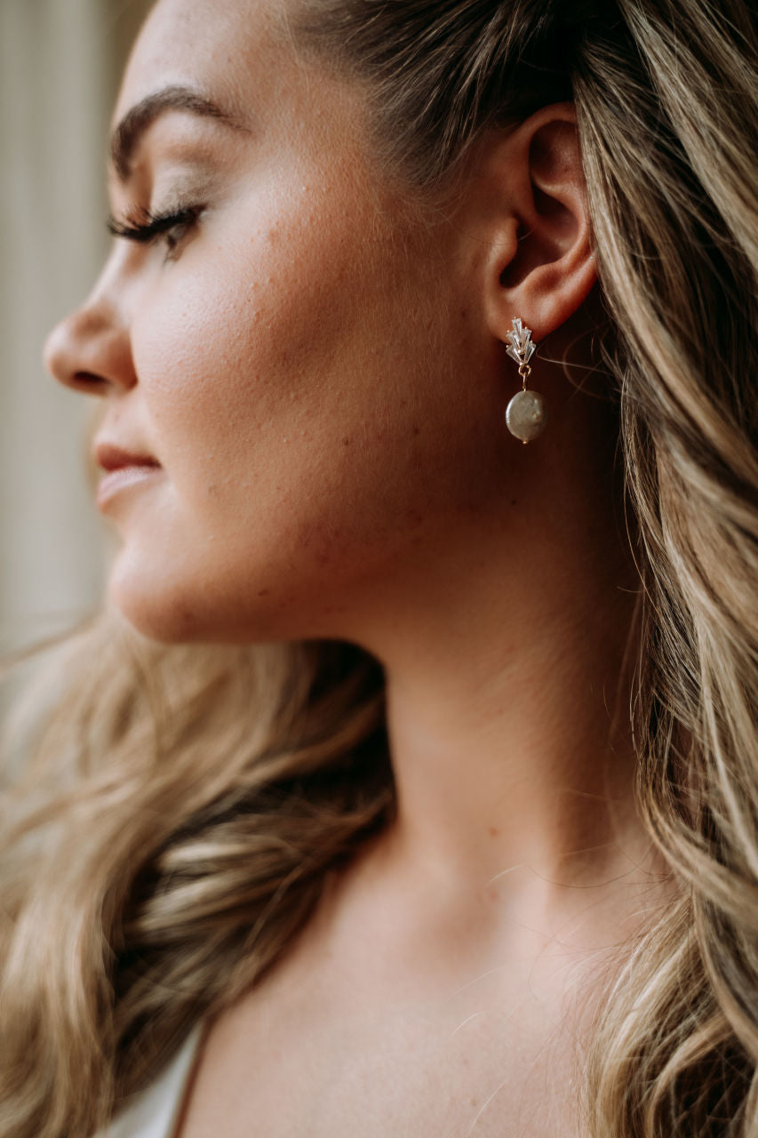 Luna + Stone - Luca Earrings in Gold