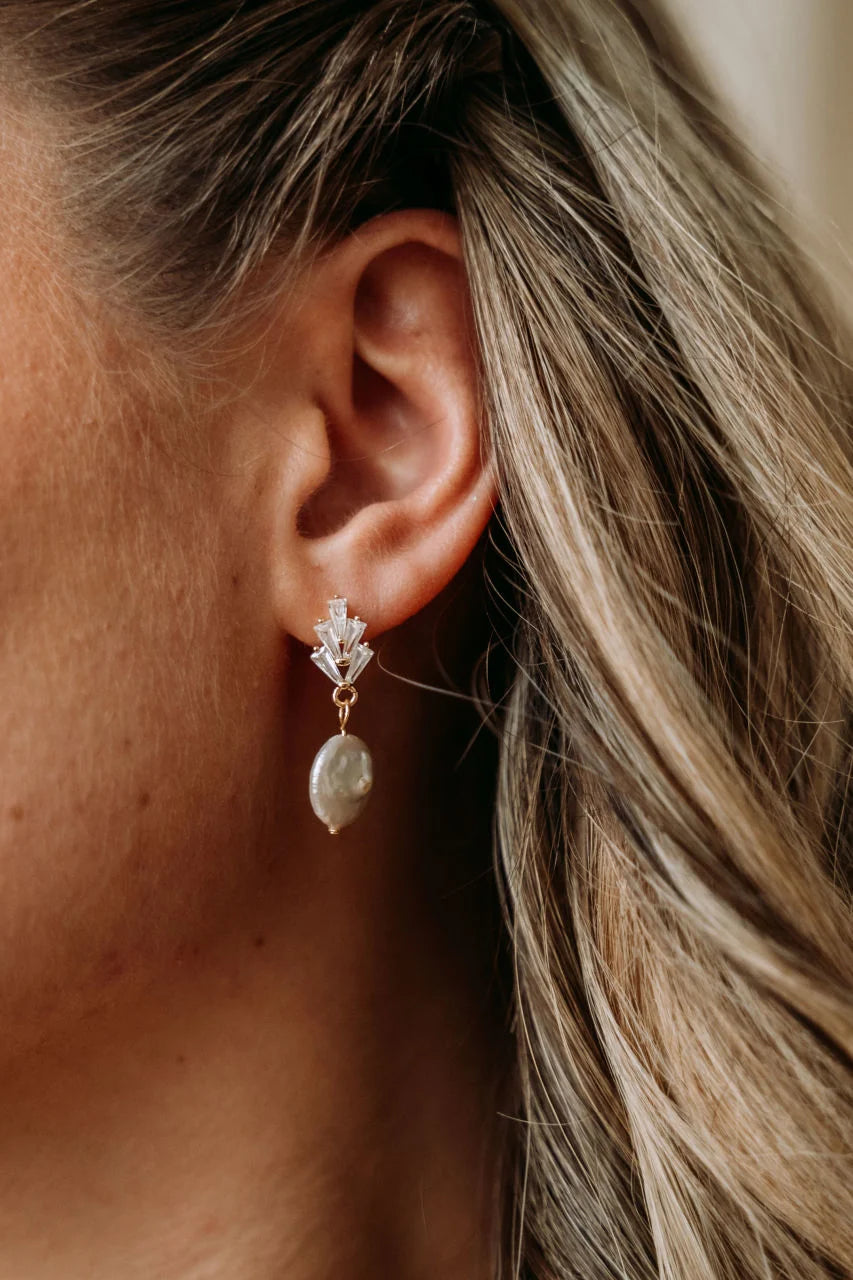 Luna + Stone - Luca Earrings in Gold